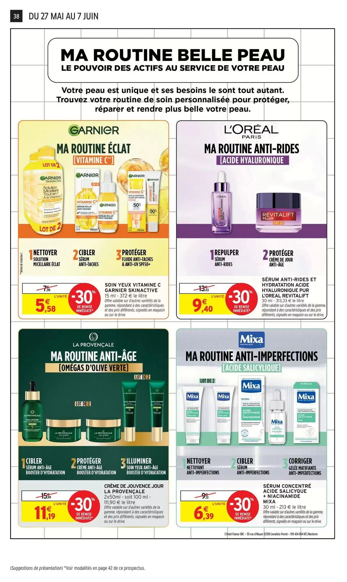 Prospectus promotionnel Intermarché valable à partir du 27/05/2026 - Page 38.
