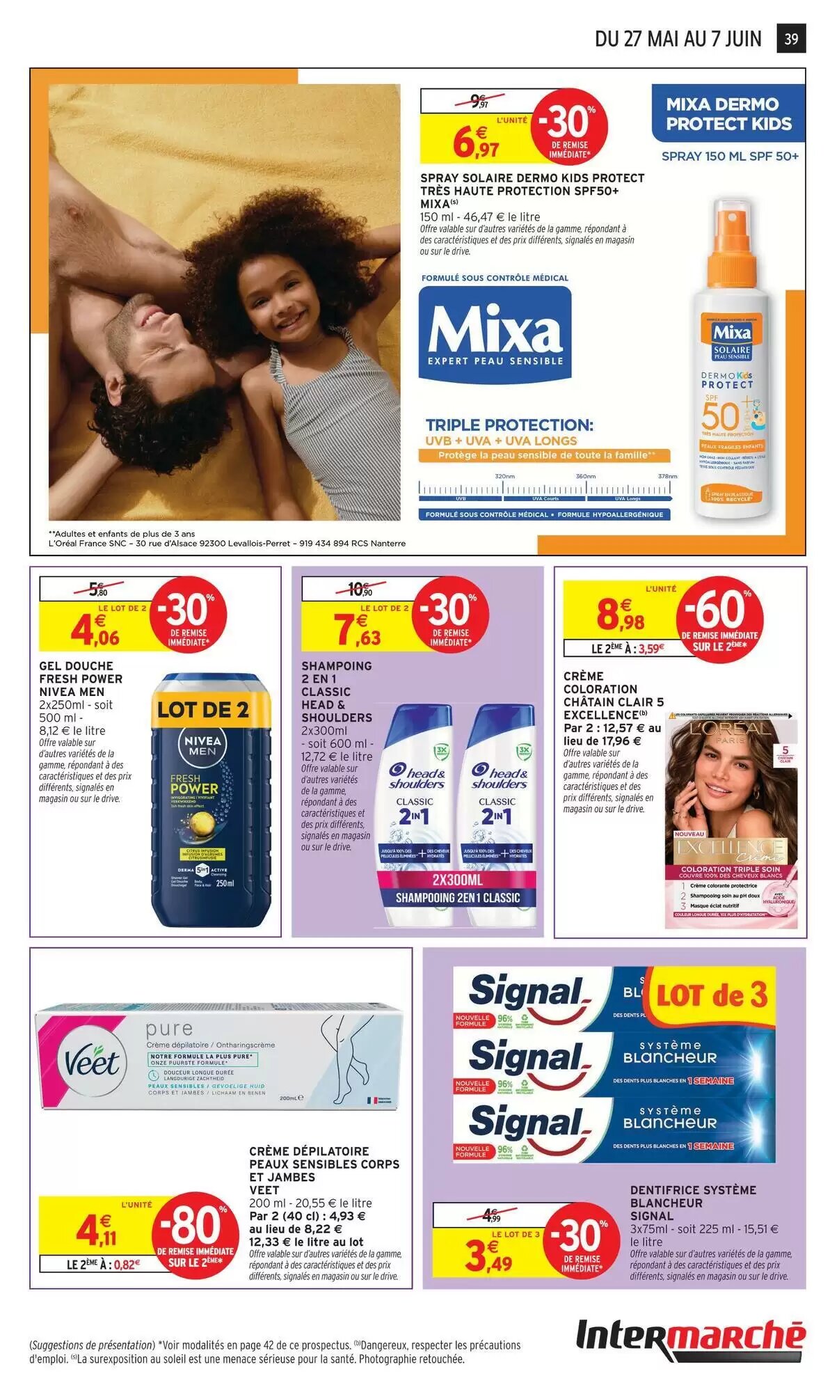Prospectus promotionnel Intermarché valable à partir du 27/05/2026 - Page 39.
