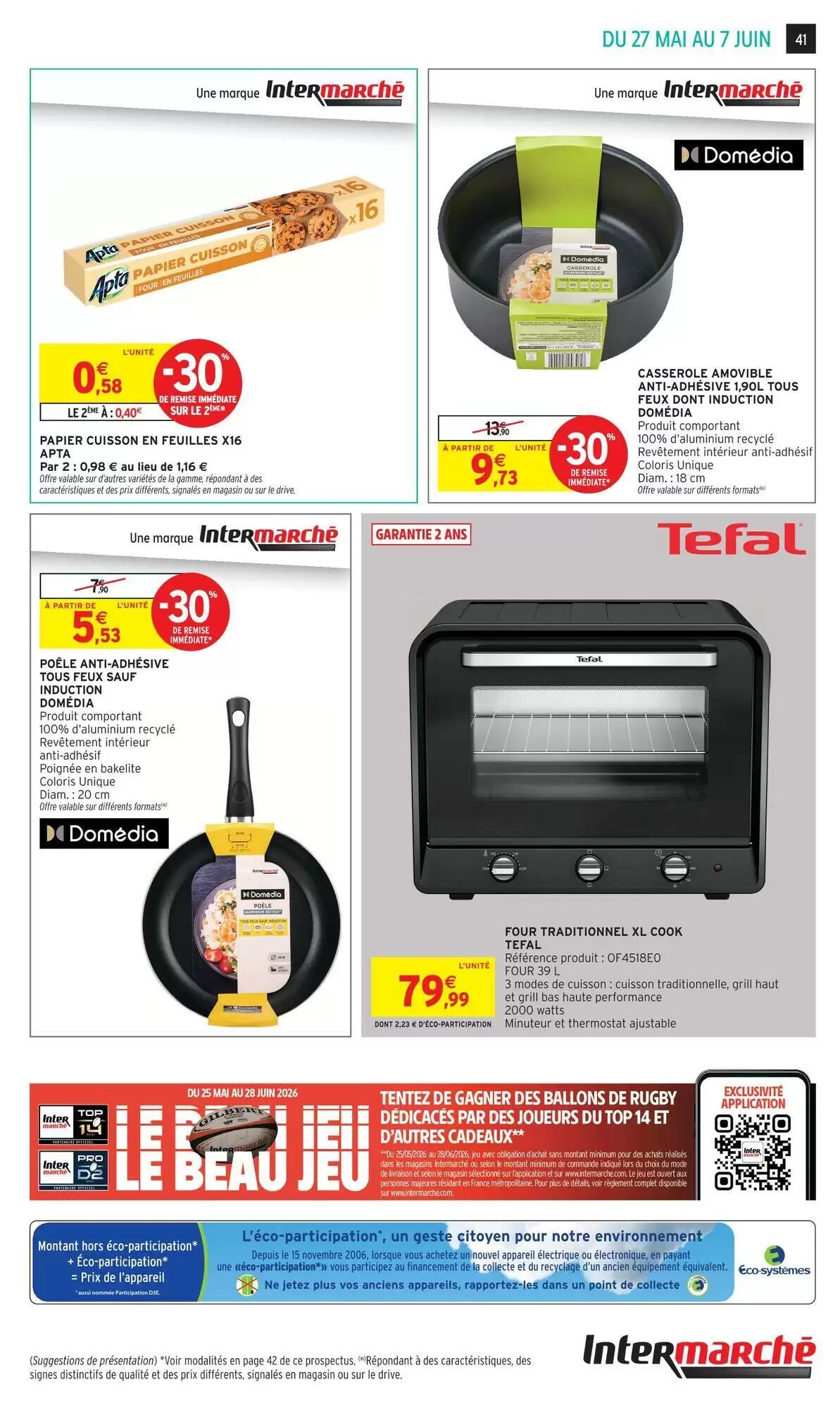 Prospectus promotionnel Intermarché valable à partir du 27/05/2026 - Page 41.