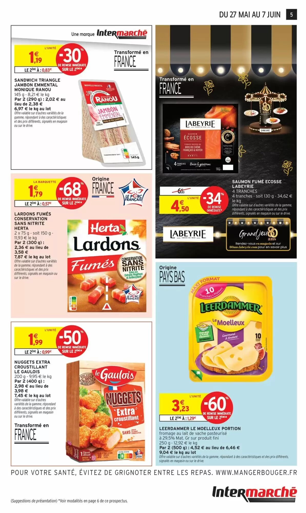 Prospectus promotionnel Intermarché valable à partir du 27/05/2026 - Page 5.