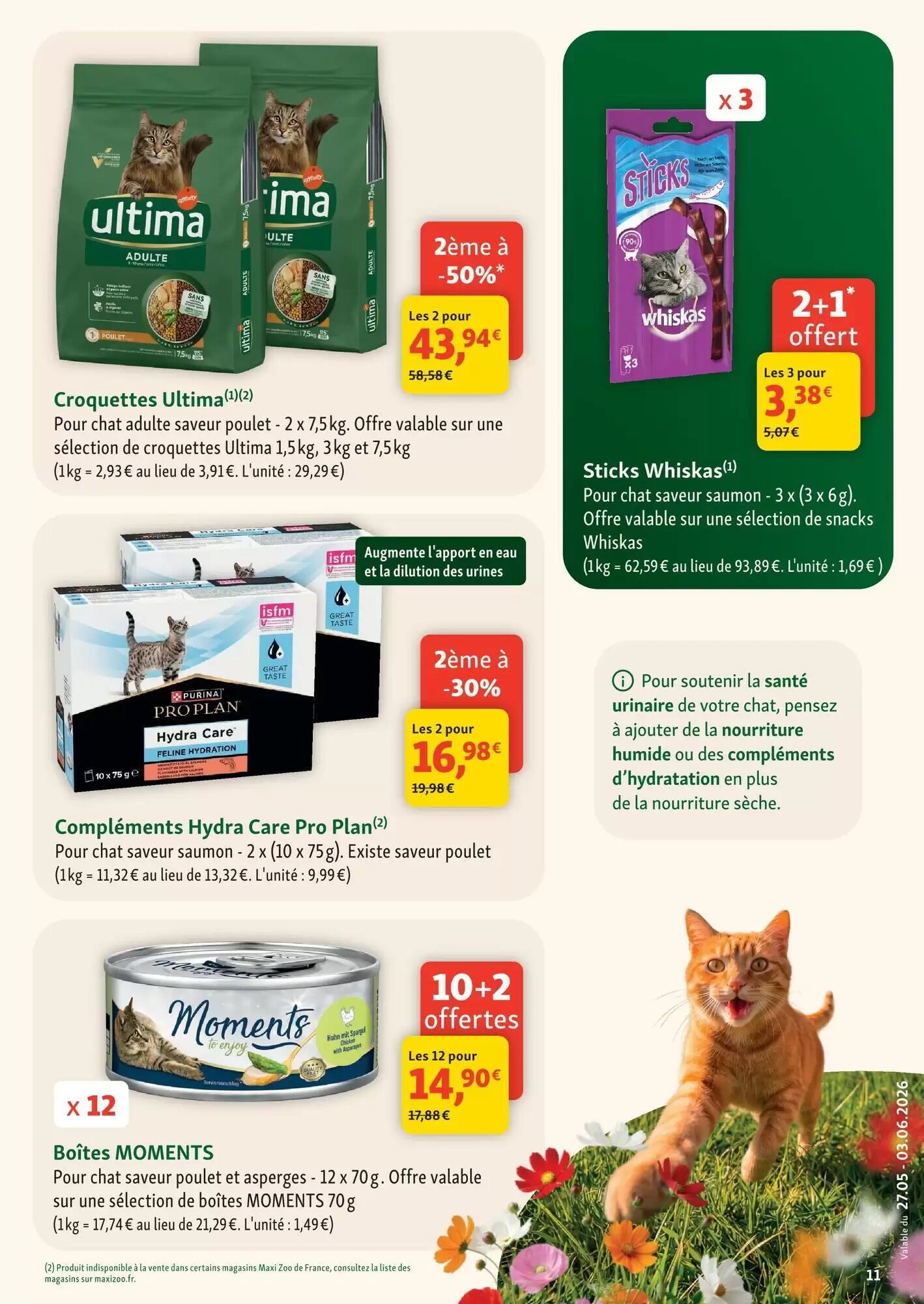 Prospectus promotionnel Maxi Zoo valable à partir du 27/05/2026 - Page 11.
