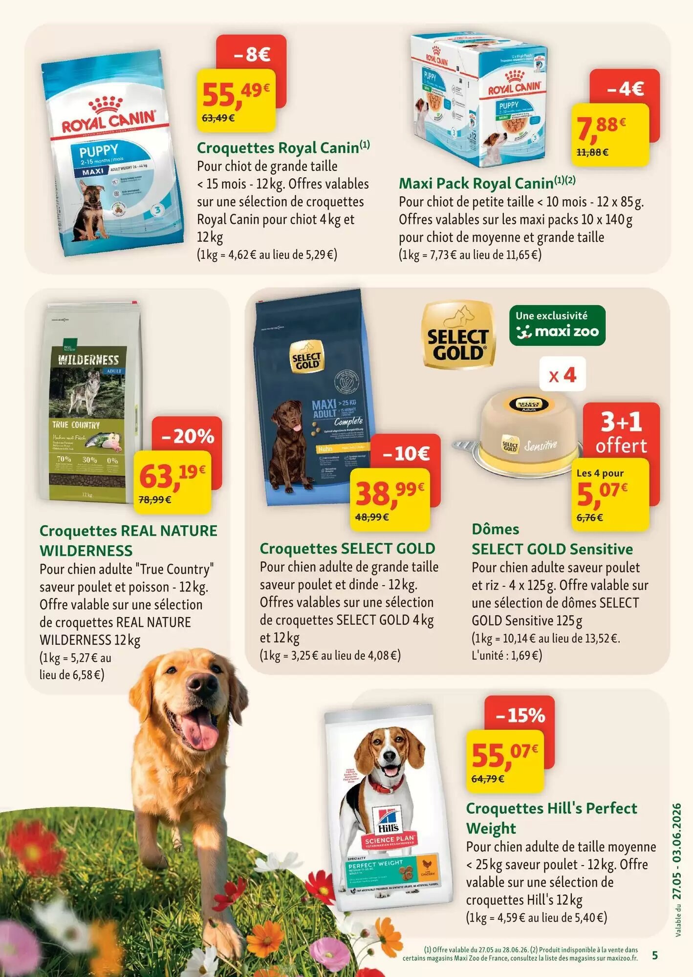 Prospectus promotionnel Maxi Zoo valable à partir du 27/05/2026 - Page 5.