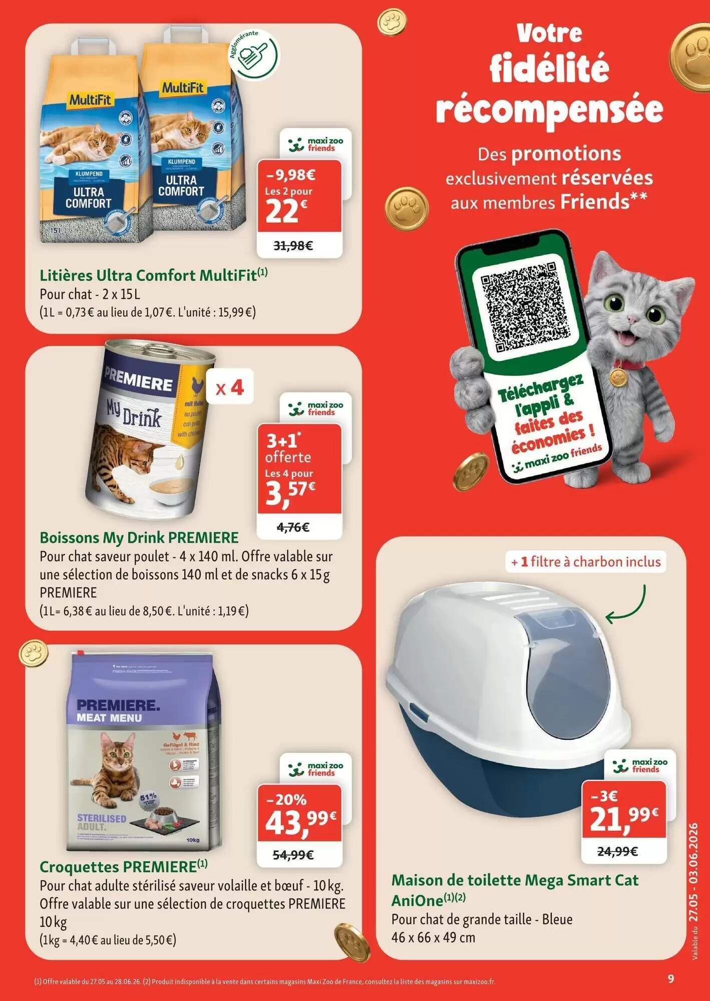 Prospectus promotionnel Maxi Zoo valable à partir du 27/05/2026 - Page 9.