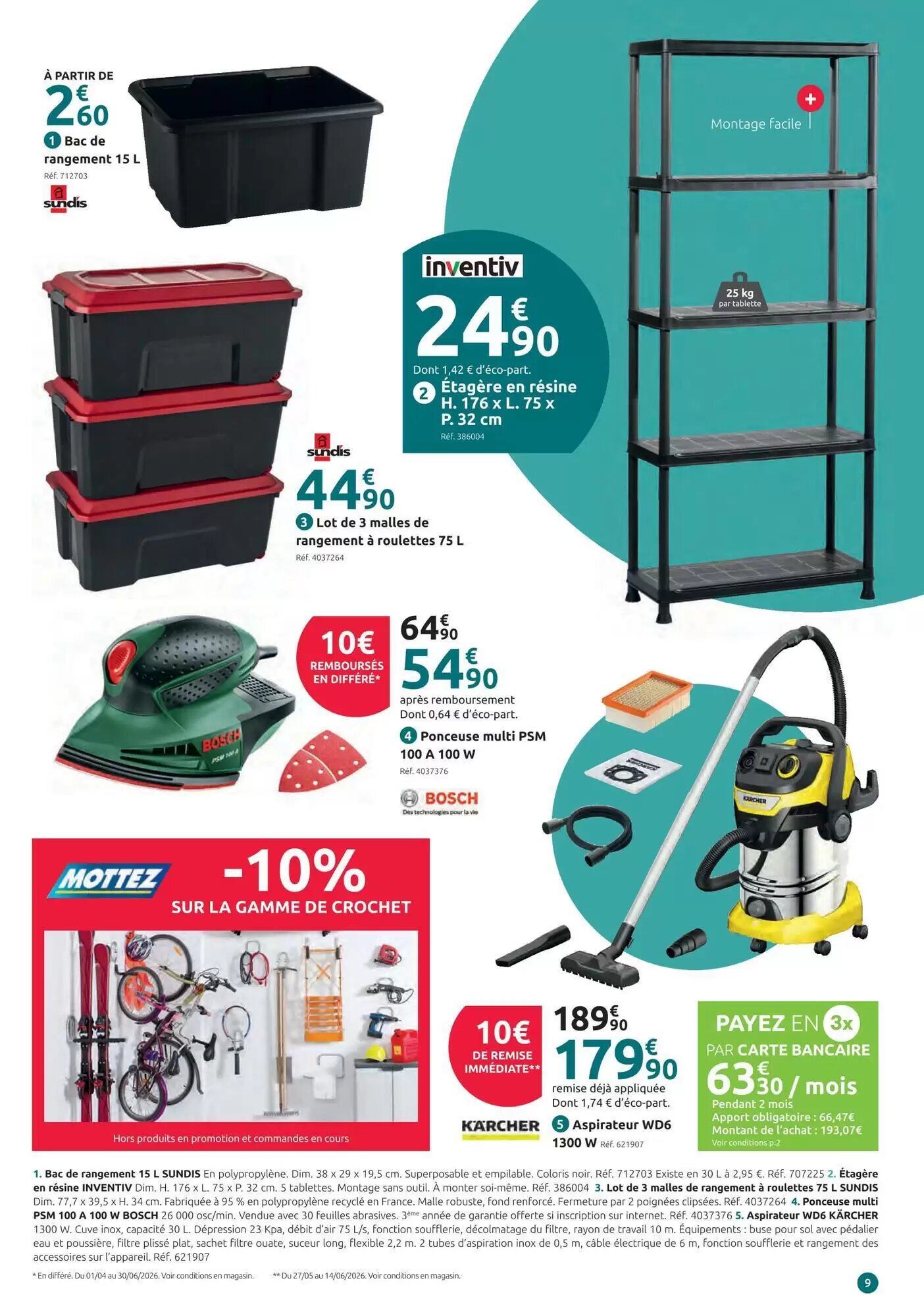 Prospectus promotionnel Mr Bricolage valable à partir du 27/05/2026 - Page 9.