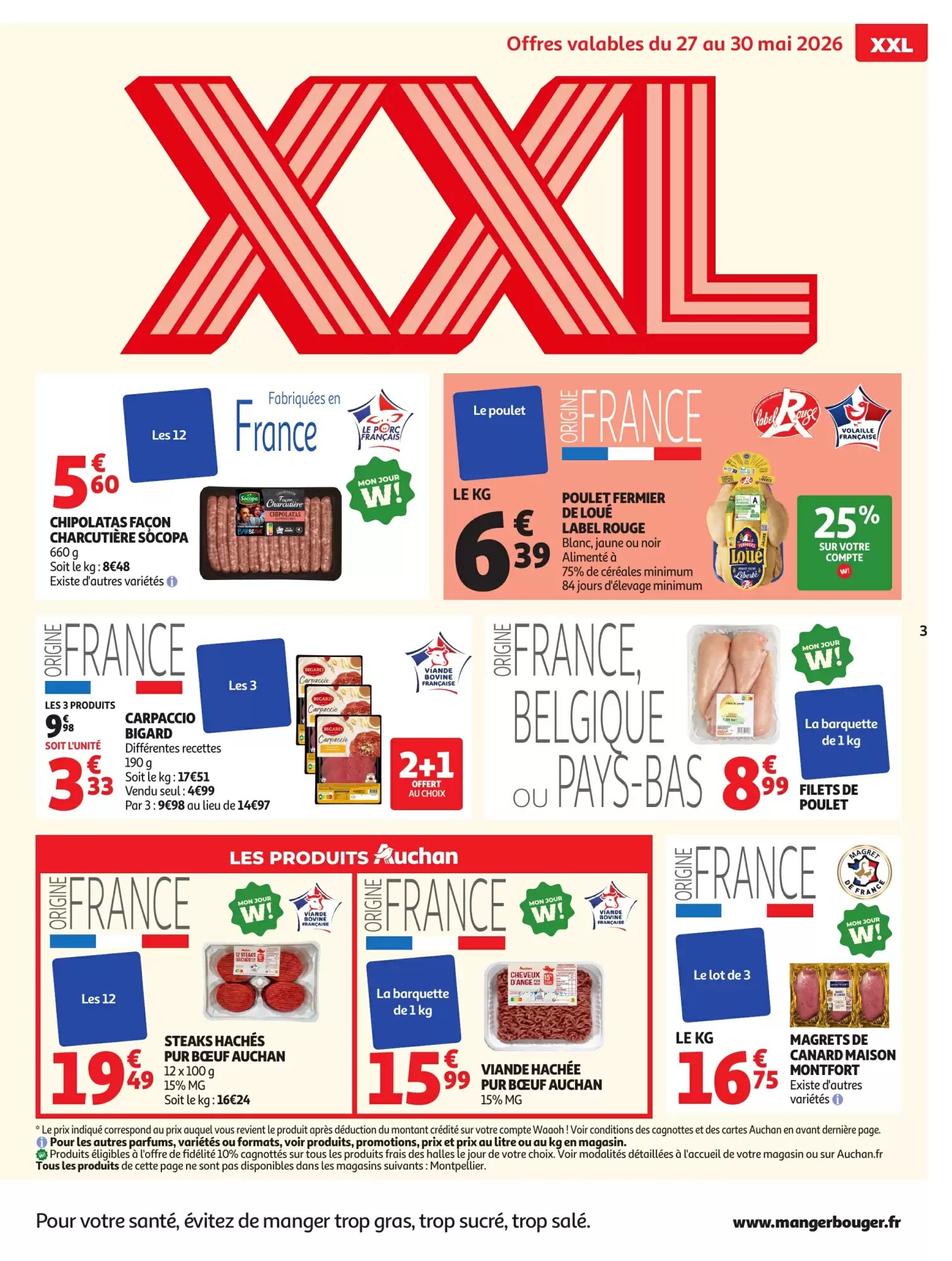 Prospectus promotionnel Auchan valable à partir du 27/05/2026 - Page 3.