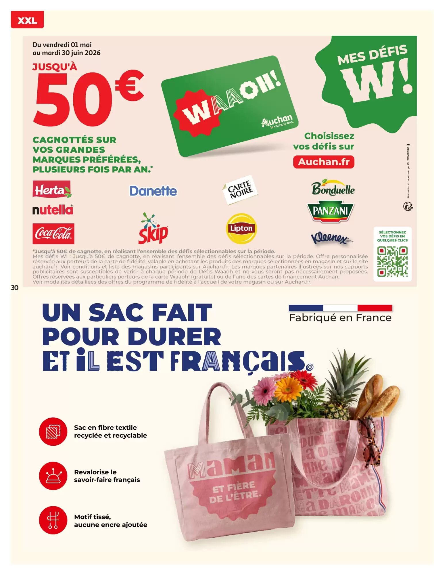 Prospectus promotionnel Auchan valable à partir du 27/05/2026 - Page 30.