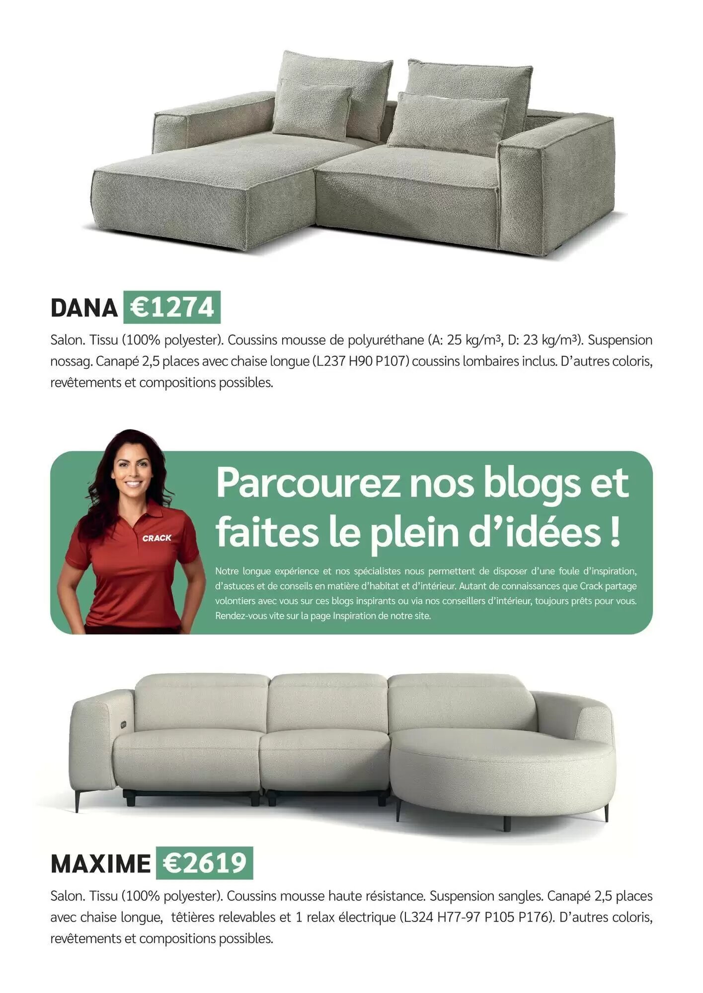 Prospectus promotionnel Meubles Crack valable à partir du 27/05/2026 - Page 9.