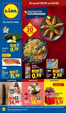 Prospectus promotionnel Lidl valable à partir du 28/05/2026