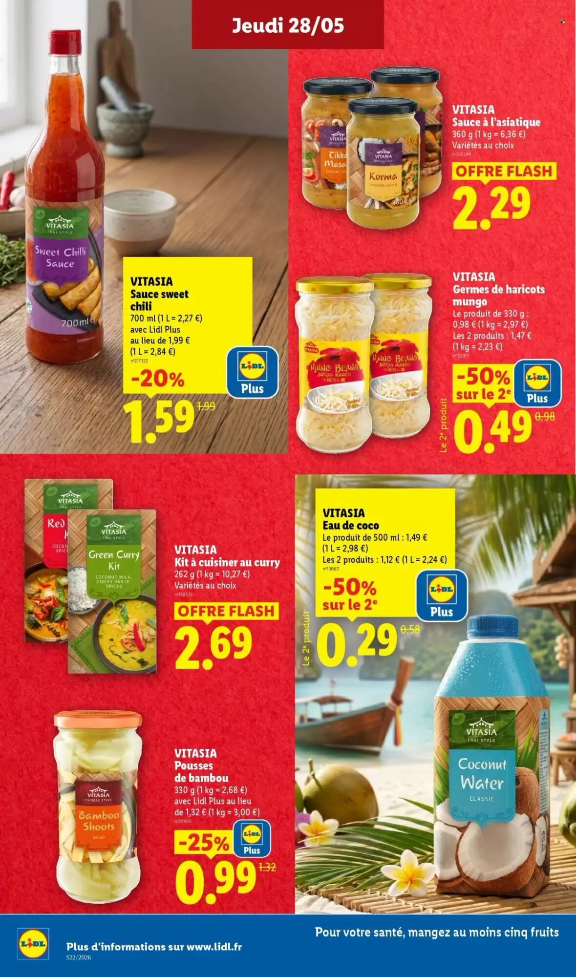 Prospectus promotionnel Lidl valable à partir du 28/05/2026 - Page 22.