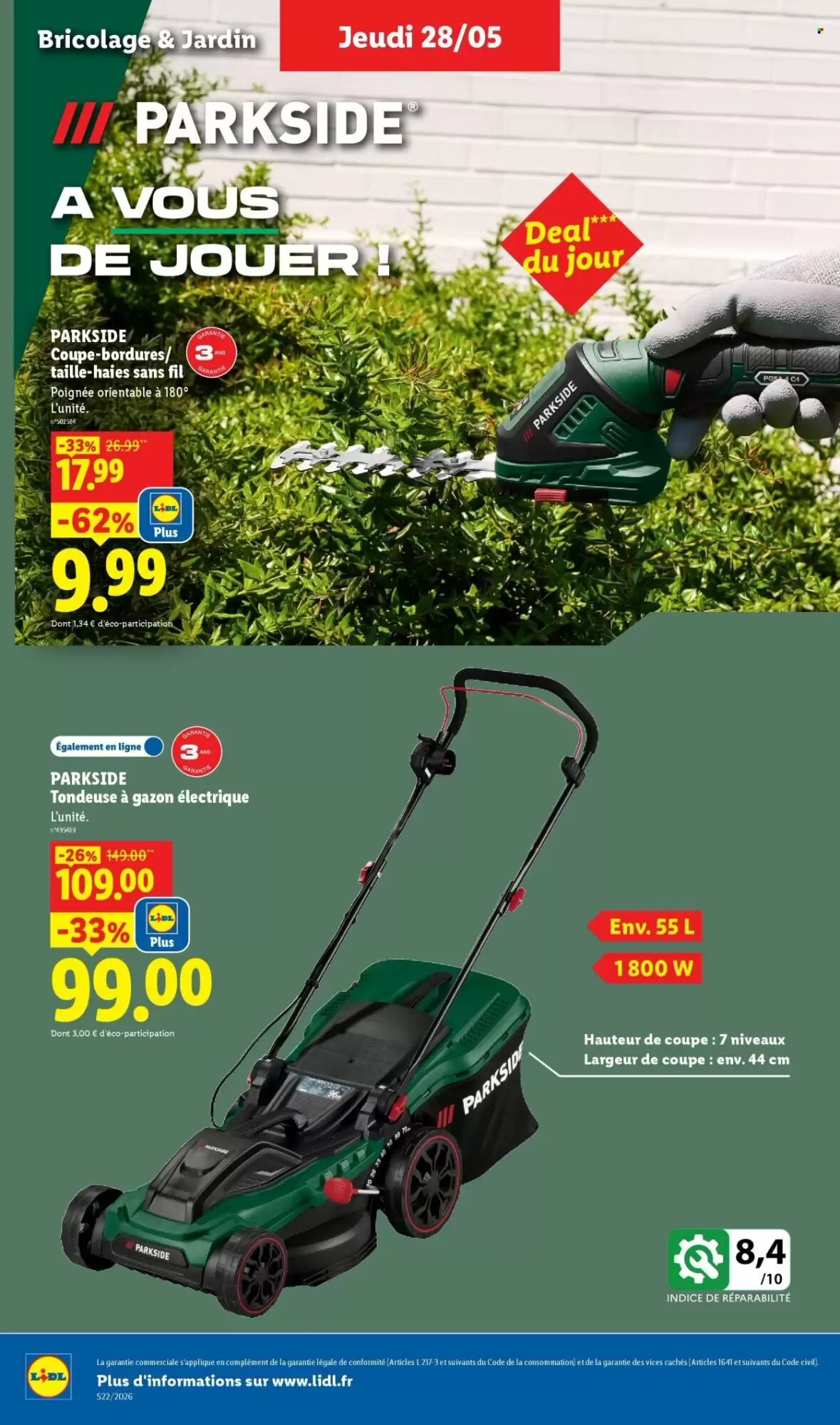 Prospectus promotionnel Lidl valable à partir du 28/05/2026 - Page 34.