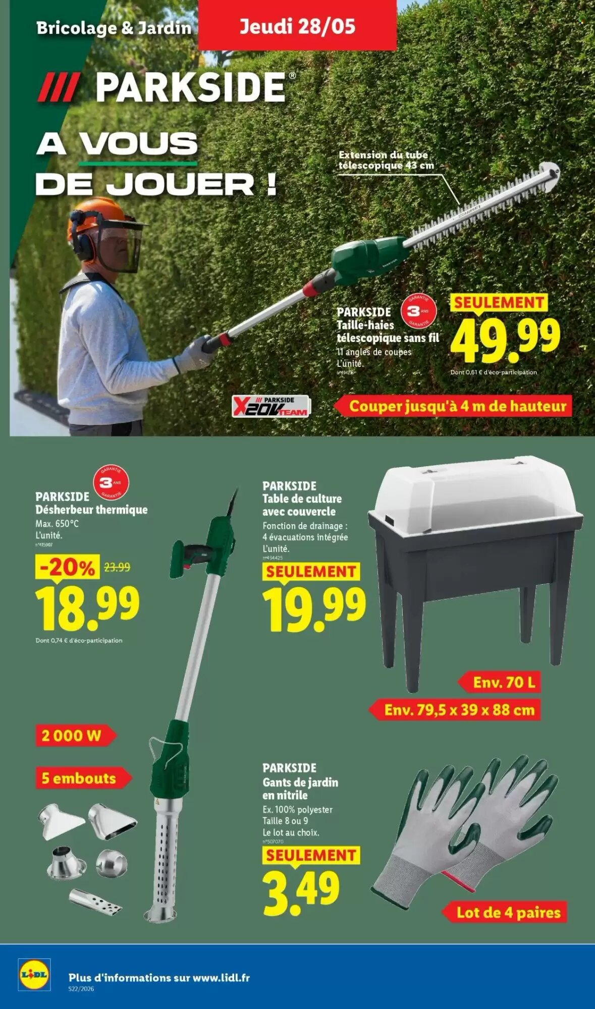 Prospectus promotionnel Lidl valable à partir du 28/05/2026 - Page 36.
