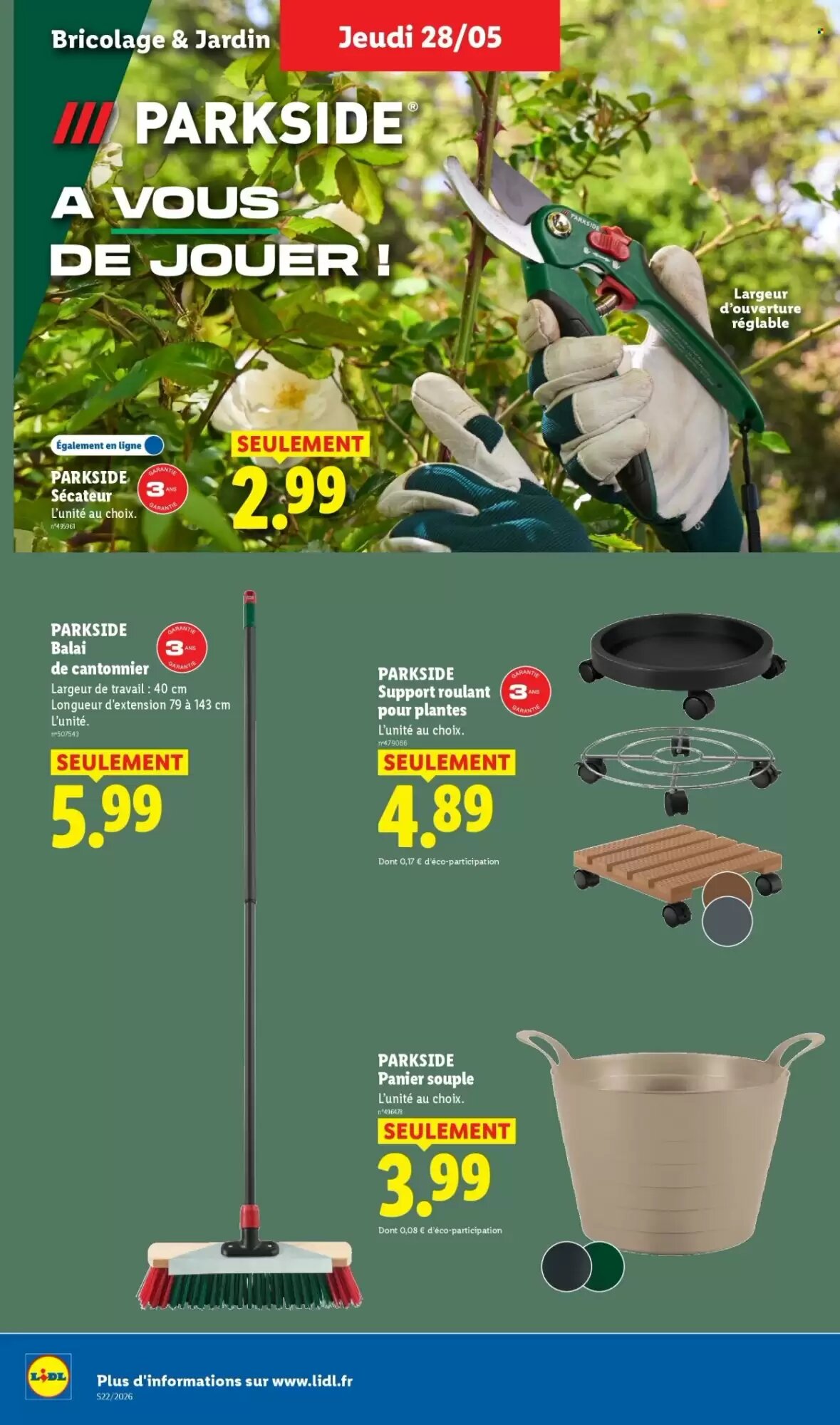 Prospectus promotionnel Lidl valable à partir du 28/05/2026 - Page 38.