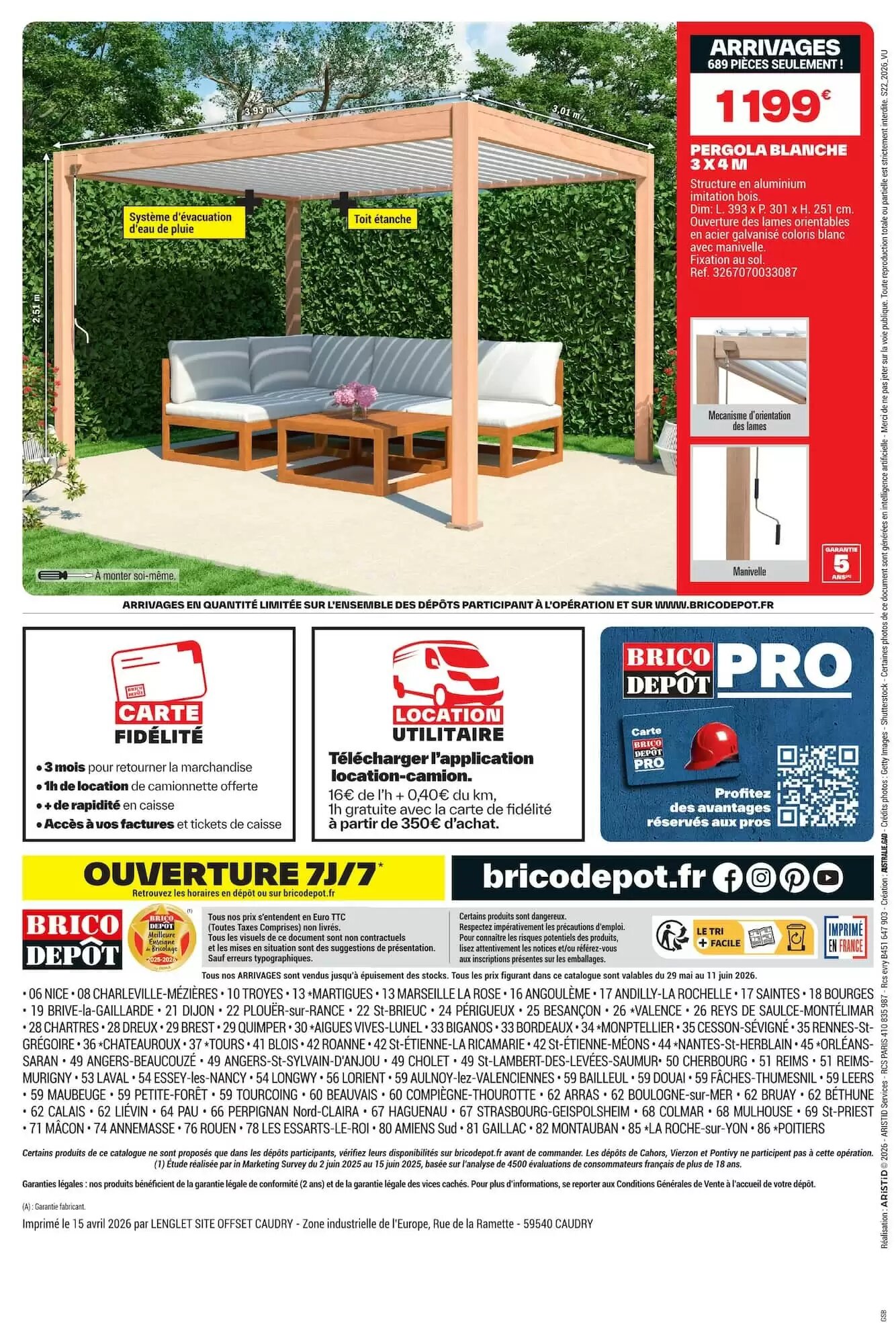 Prospectus promotionnel Brico Dépôt valable à partir du 29/05/2026 - Page 12.