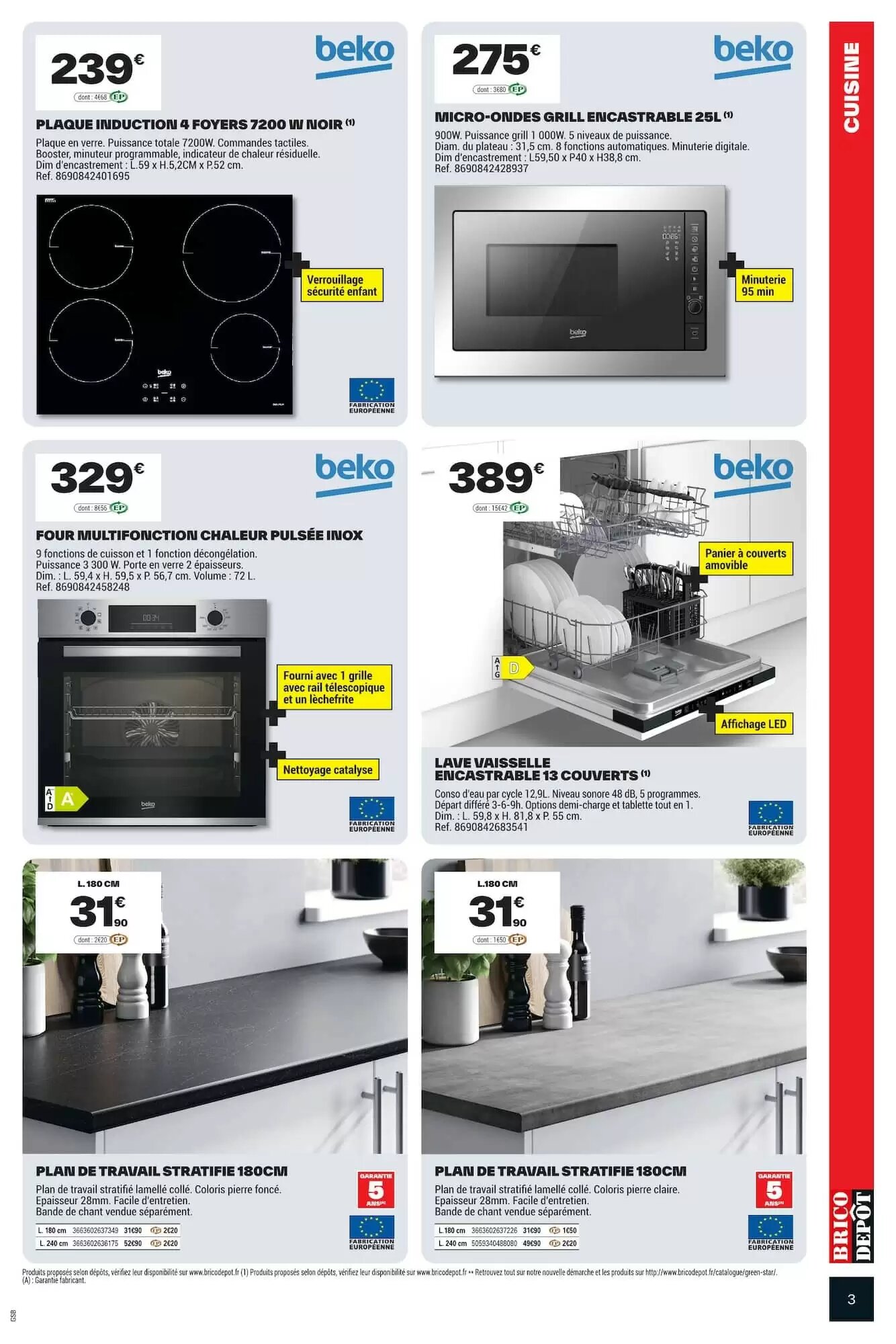 Prospectus promotionnel Brico Dépôt valable à partir du 29/05/2026 - Page 3.