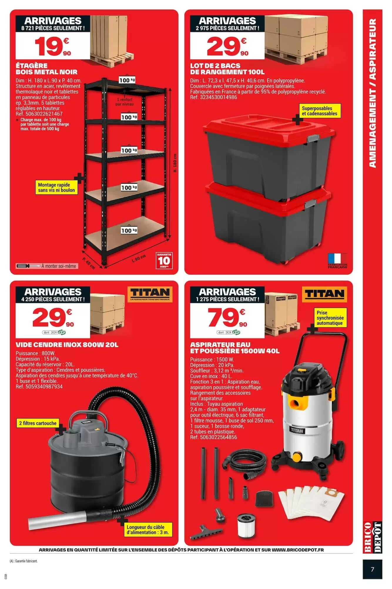 Prospectus promotionnel Brico Dépôt valable à partir du 29/05/2026 - Page 7.