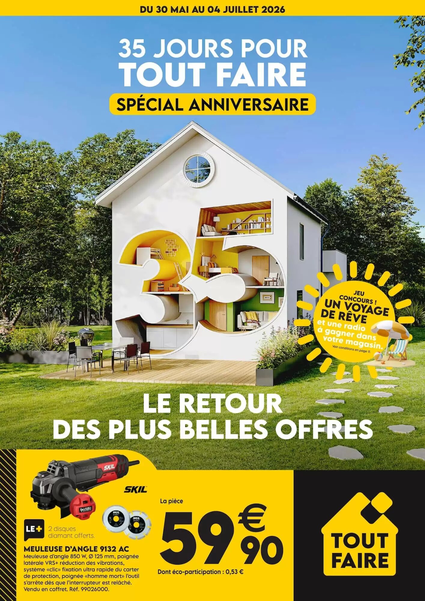 Prospectus promotionnel Tout faire matériaux valable à partir du 30/05/2026 - Page 1.