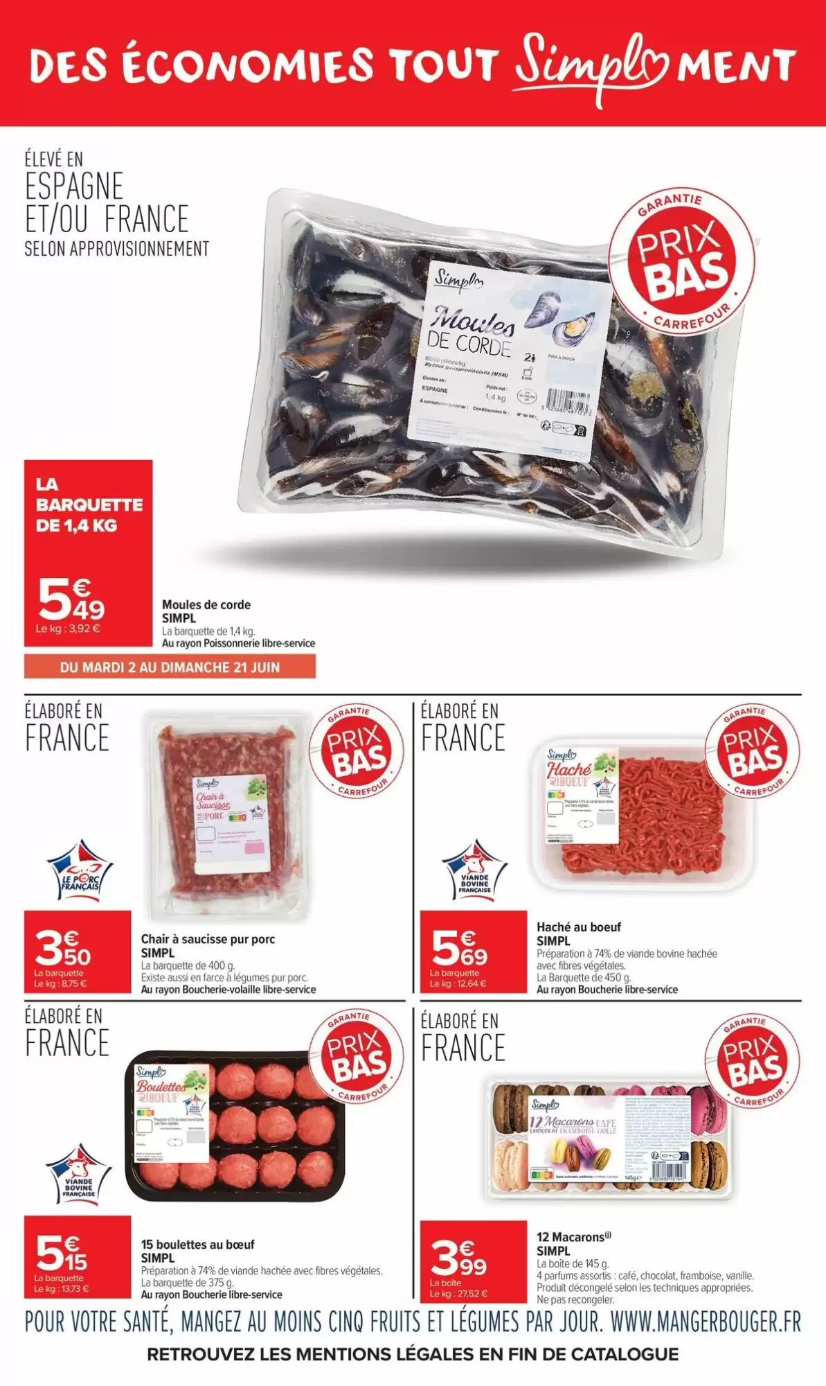 Prospectus promotionnel Carrefour Market valable à partir du 01/06/2026 - Page 3.