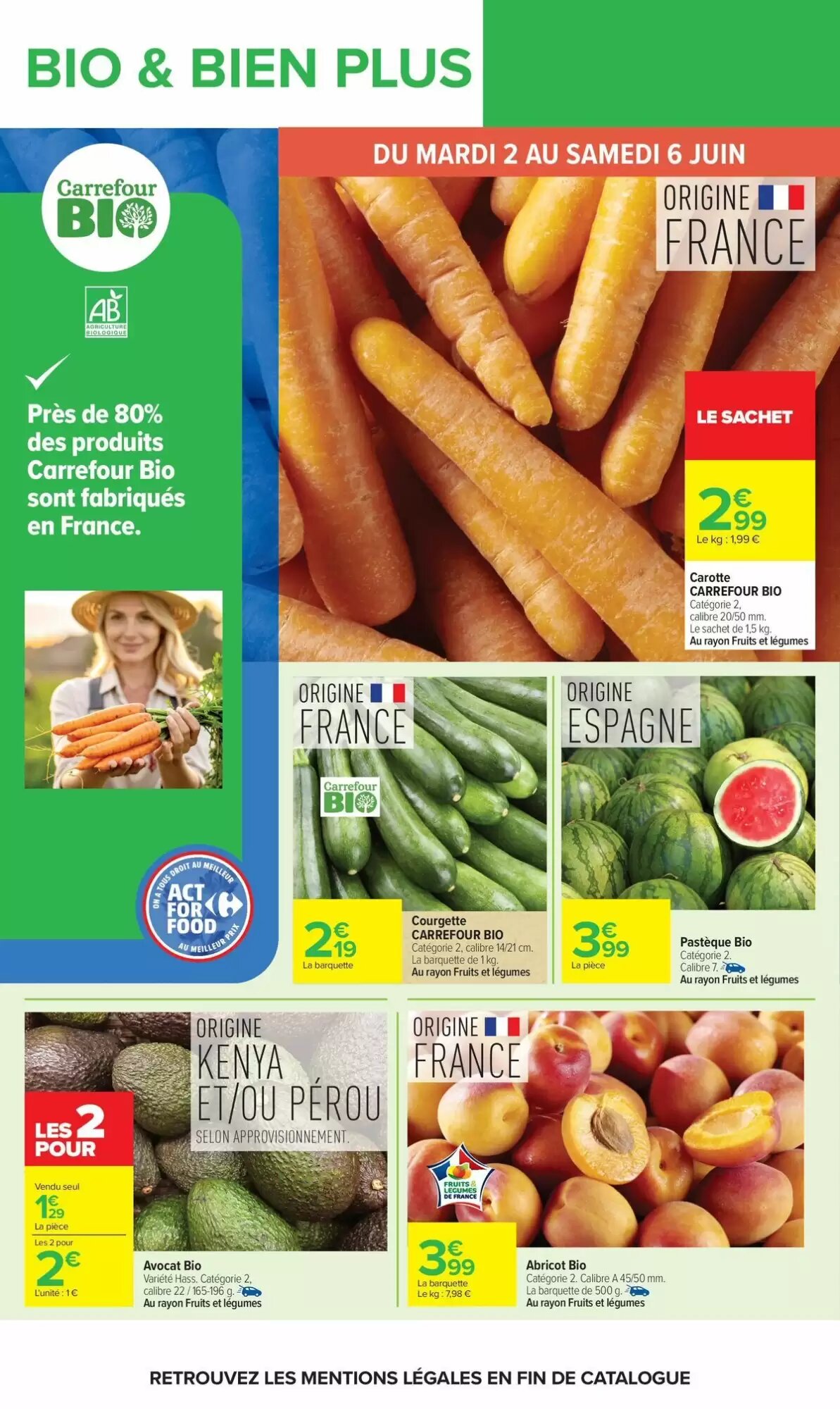 Prospectus promotionnel Carrefour valable à partir du 01/06/2026 - Page 6.