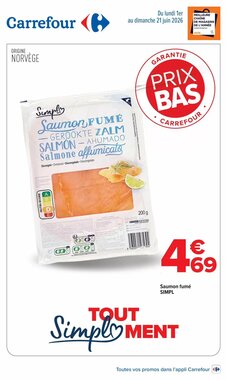 Prospectus promotionnel Carrefour valable à partir du 01/06/2026