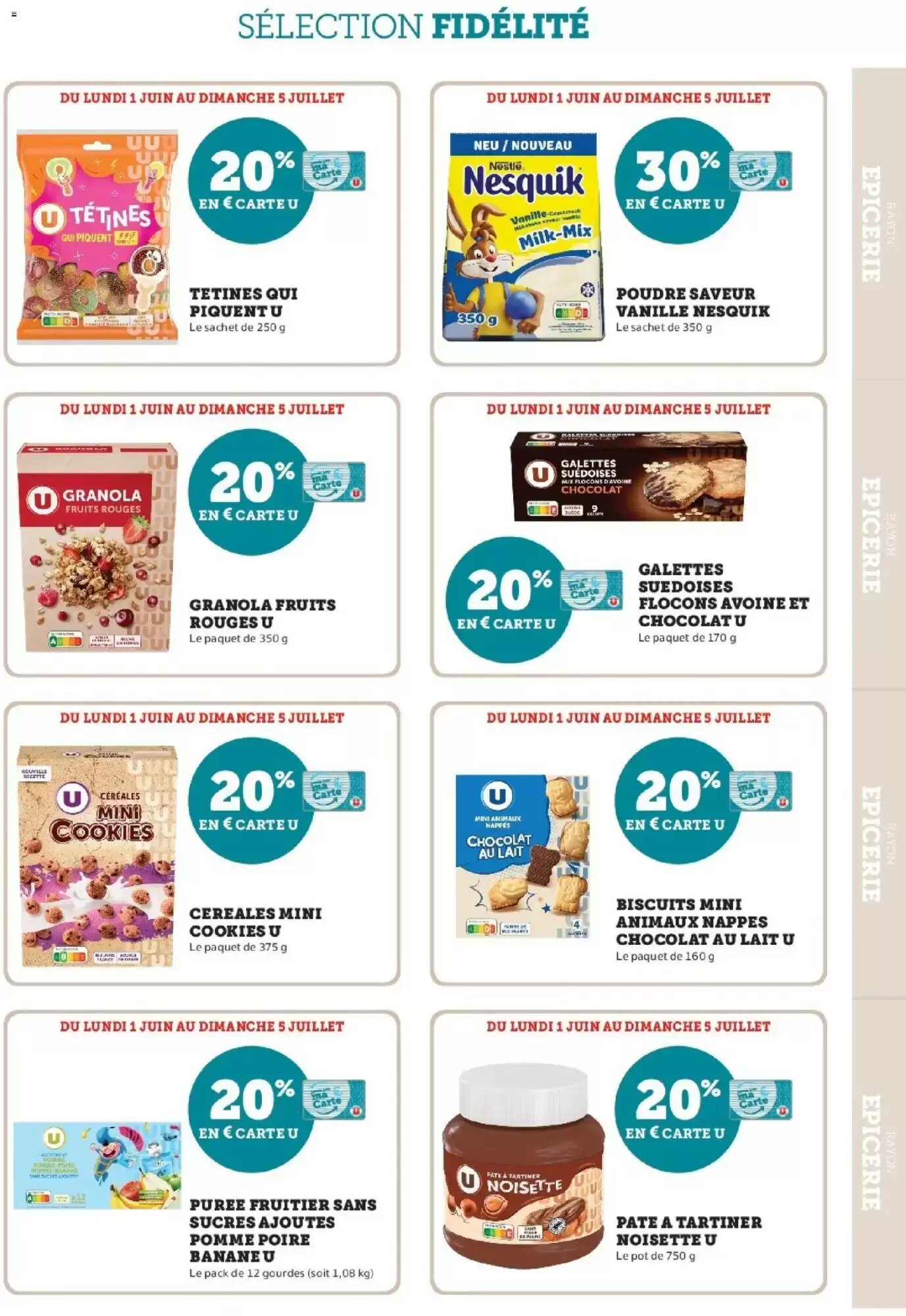 Prospectus promotionnel Super U valable à partir du 01/06/2026 - Page 19.