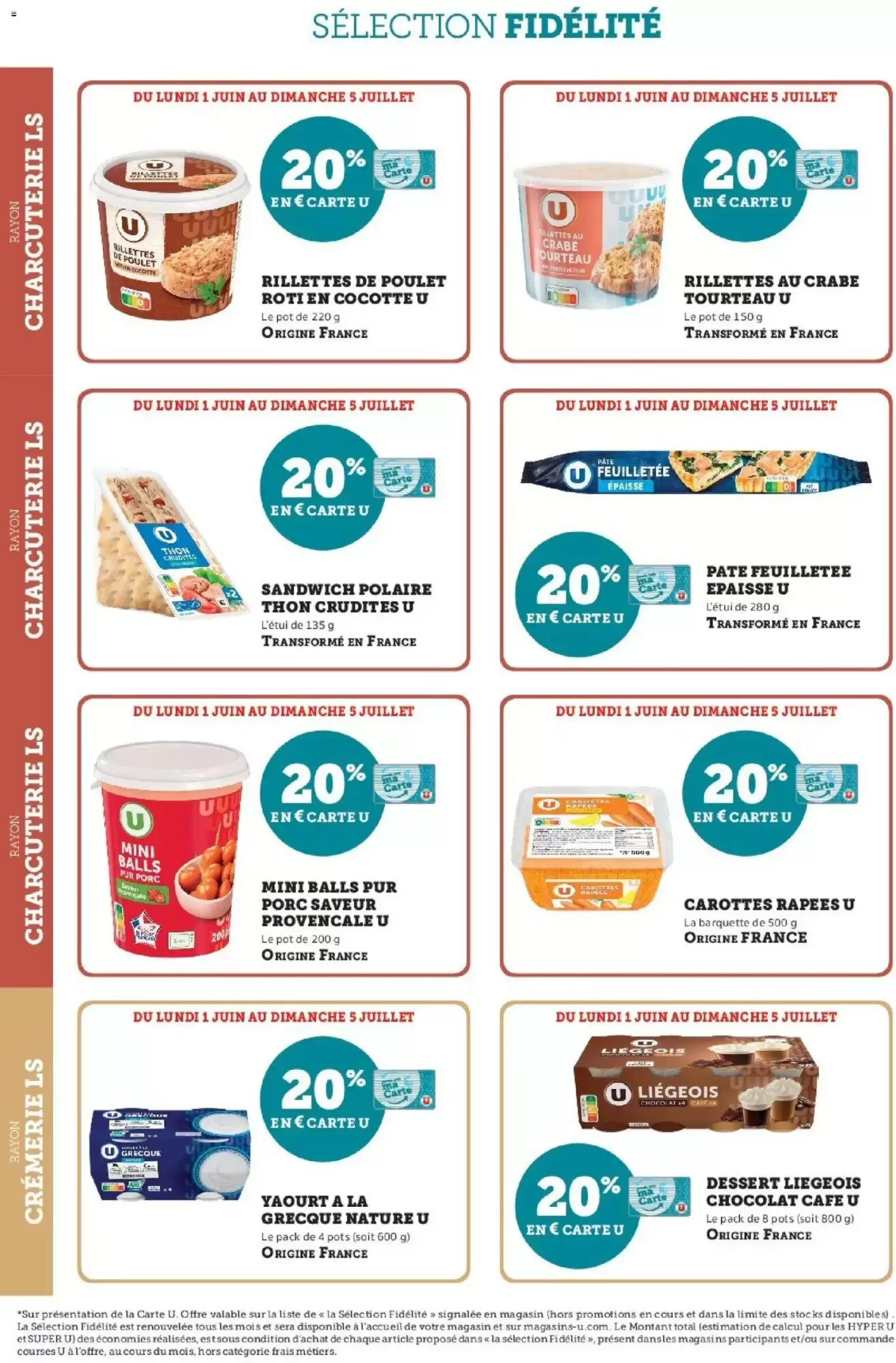 Prospectus promotionnel Super U valable à partir du 01/06/2026 - Page 4.