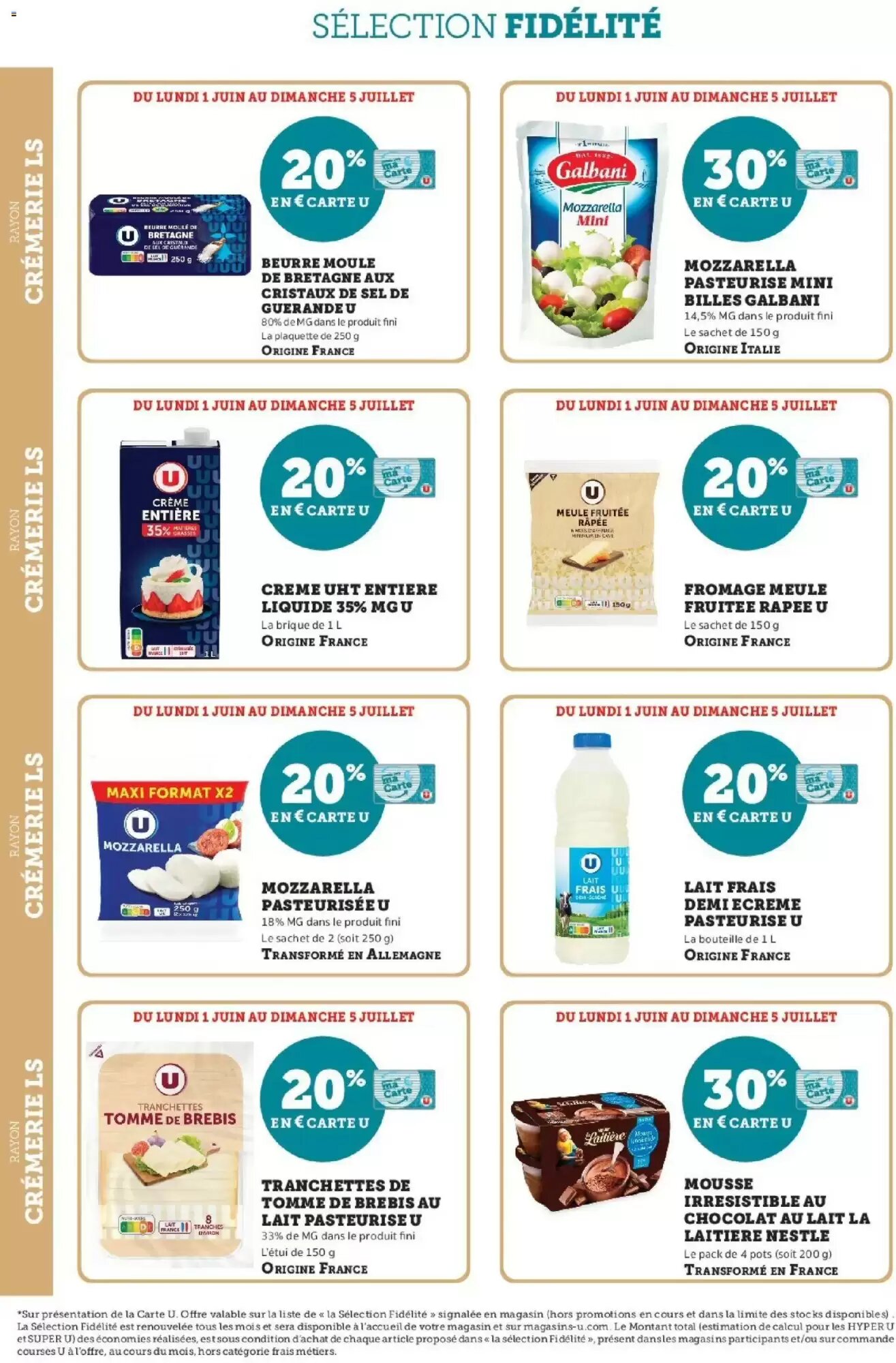 Prospectus promotionnel Super U valable à partir du 01/06/2026 - Page 6.