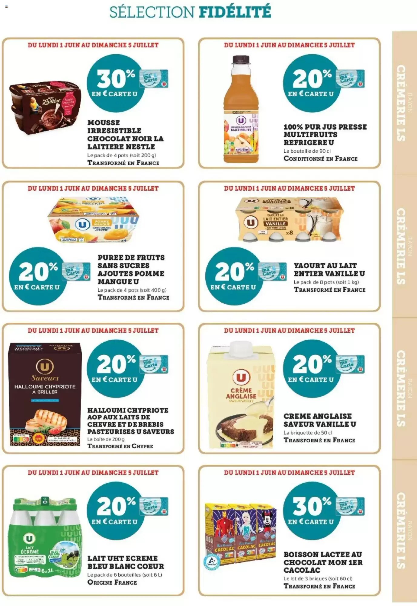 Prospectus promotionnel Super U valable à partir du 01/06/2026 - Page 7.