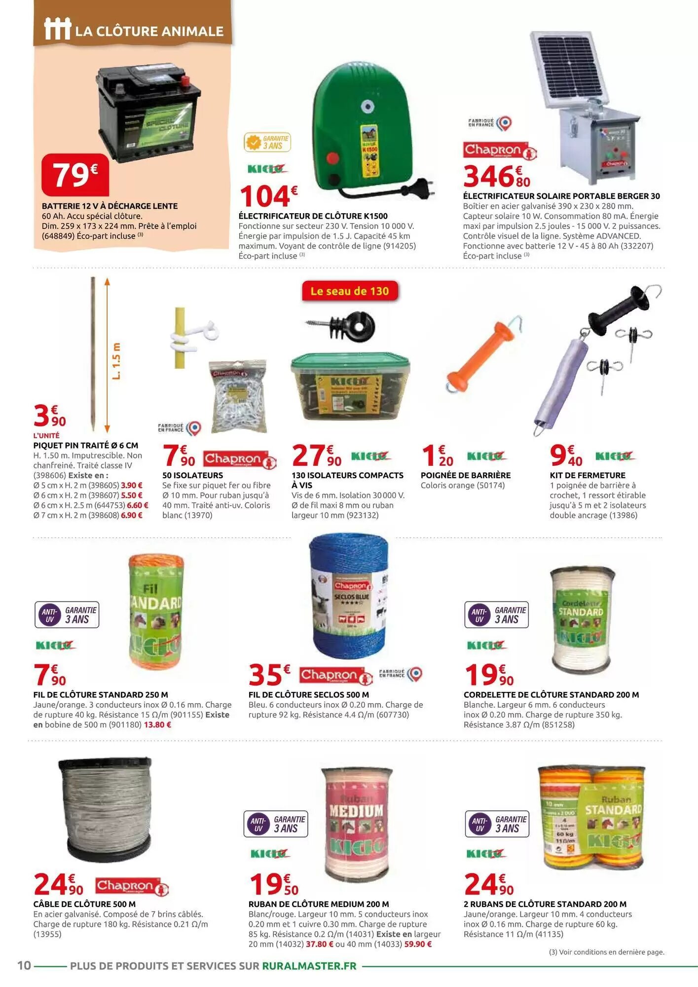 Prospectus promotionnel Rural Master valable à partir du 01/06/2026 - Page 10.