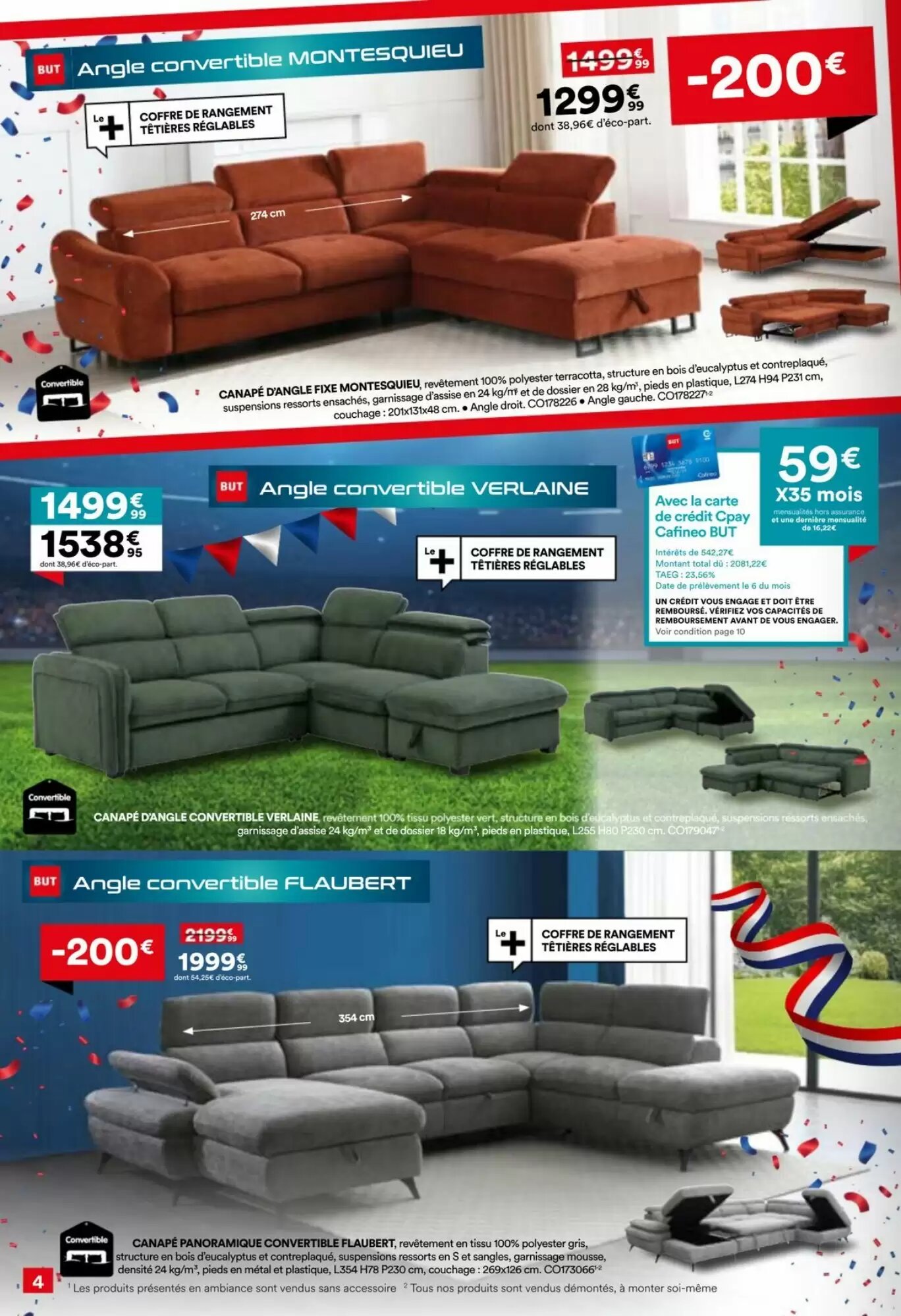 Prospectus promotionnel BUT valable à partir du 01/06/2026 - Page 4.