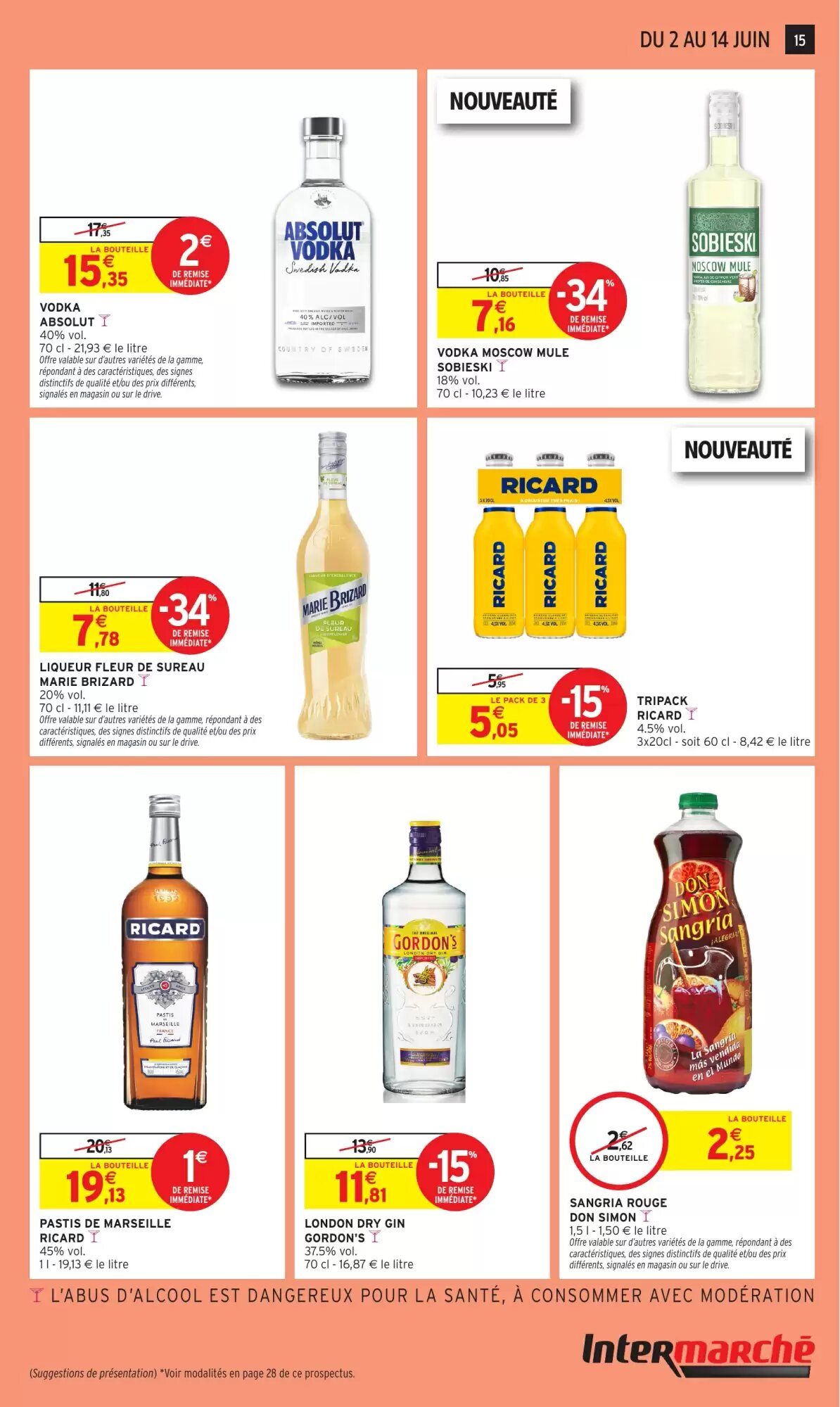 Prospectus promotionnel Intermarché valable à partir du 02/06/2026 - Page 15.