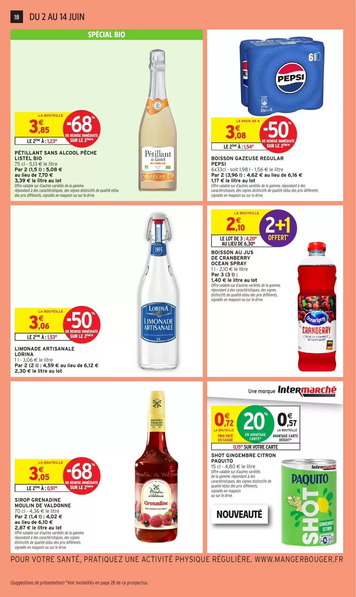 Prospectus promotionnel Intermarché valable à partir du 02/06/2026 - Page 18.
