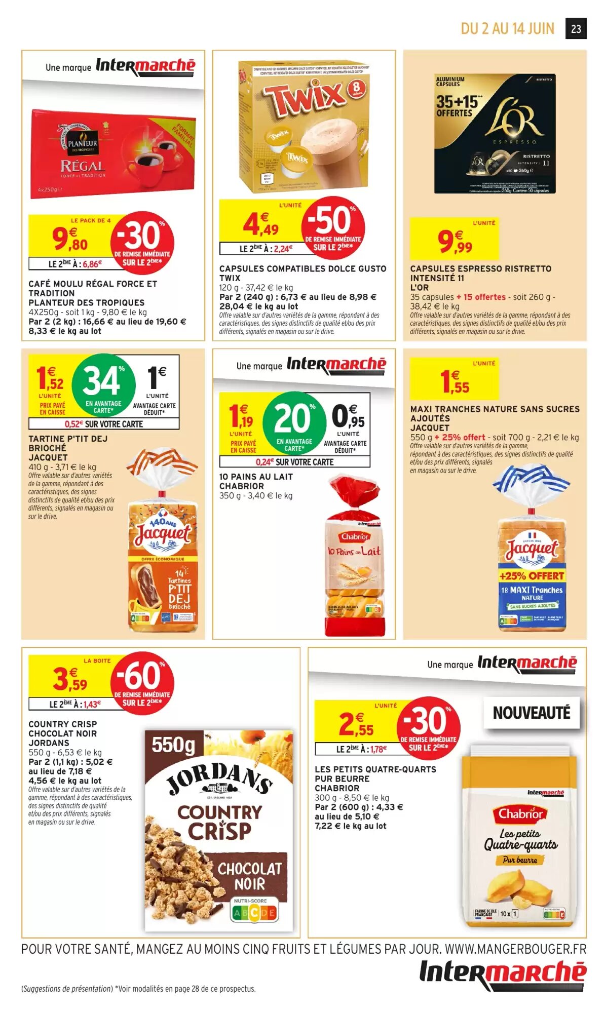 Prospectus promotionnel Intermarché valable à partir du 02/06/2026 - Page 23.