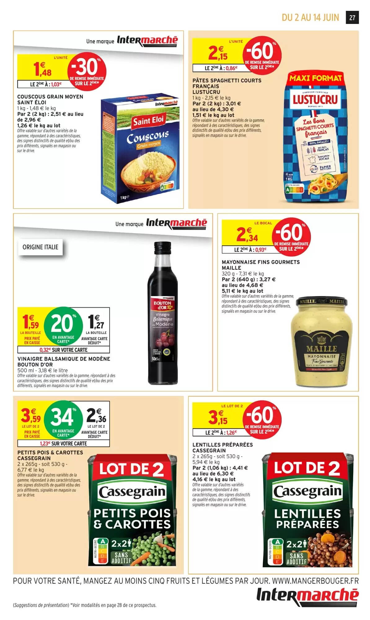 Prospectus promotionnel Intermarché valable à partir du 02/06/2026 - Page 27.