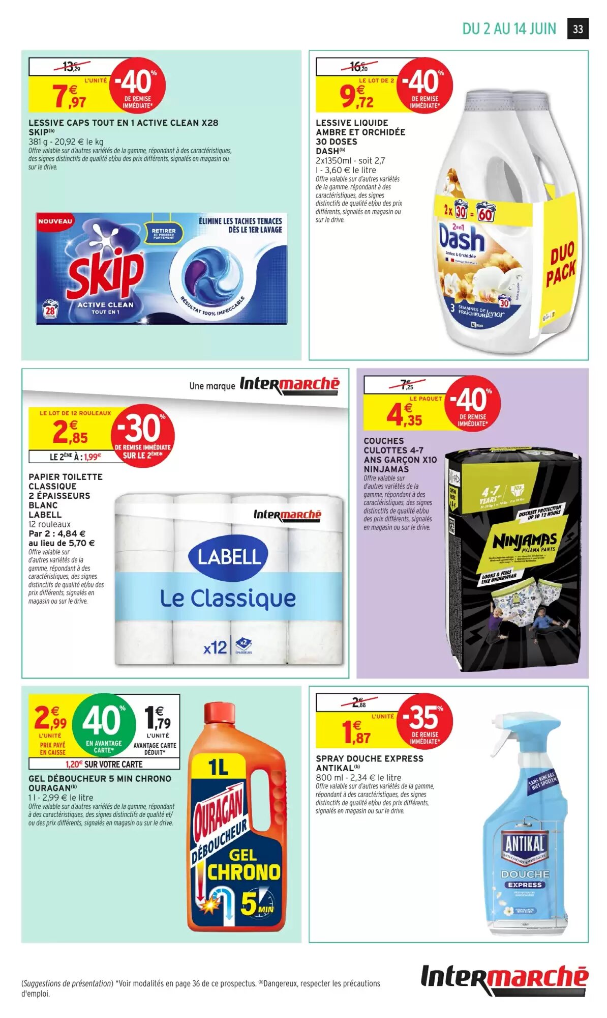 Prospectus promotionnel Intermarché Hyper valable à partir du 02/06/2026 - Page 33.