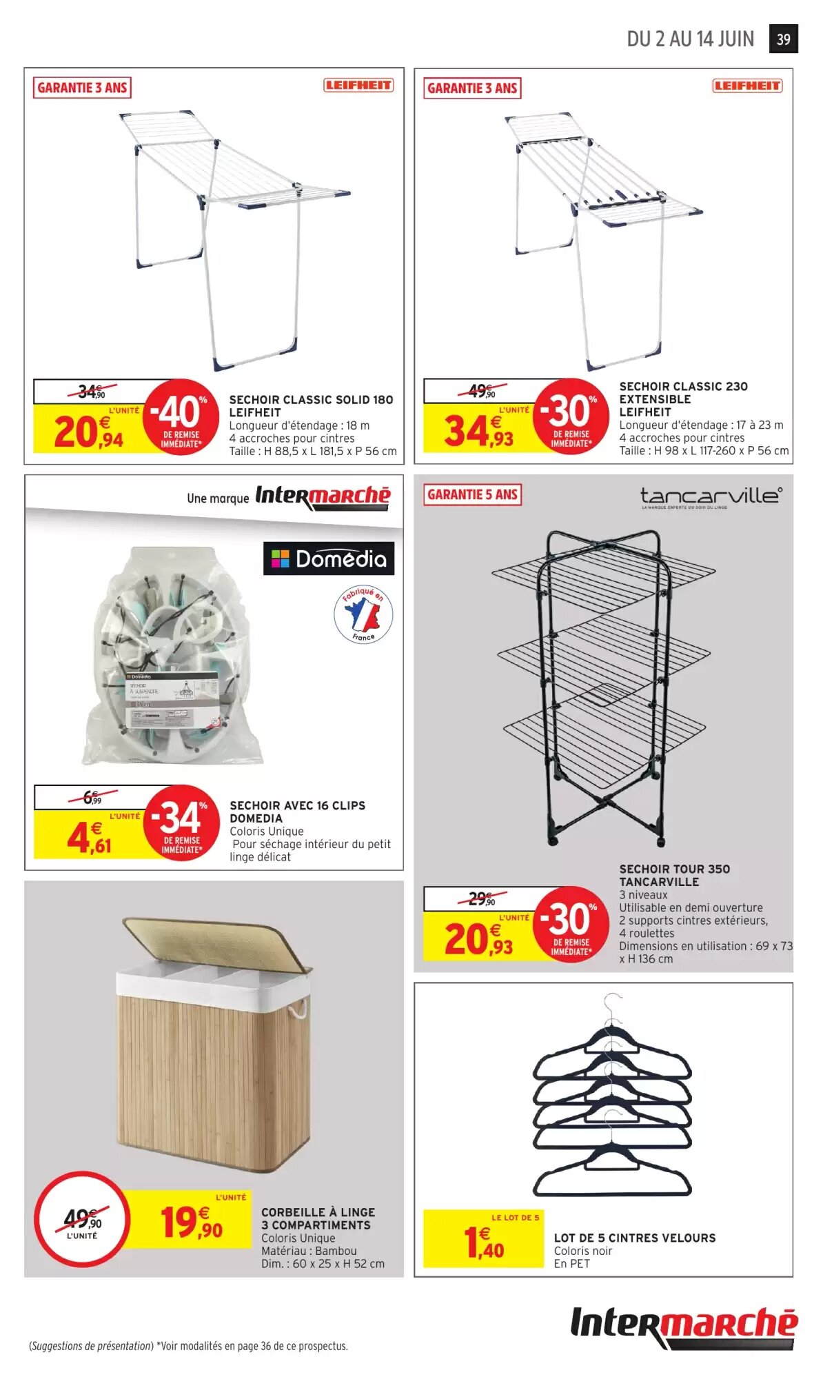 Prospectus promotionnel Intermarché Hyper valable à partir du 02/06/2026 - Page 39.