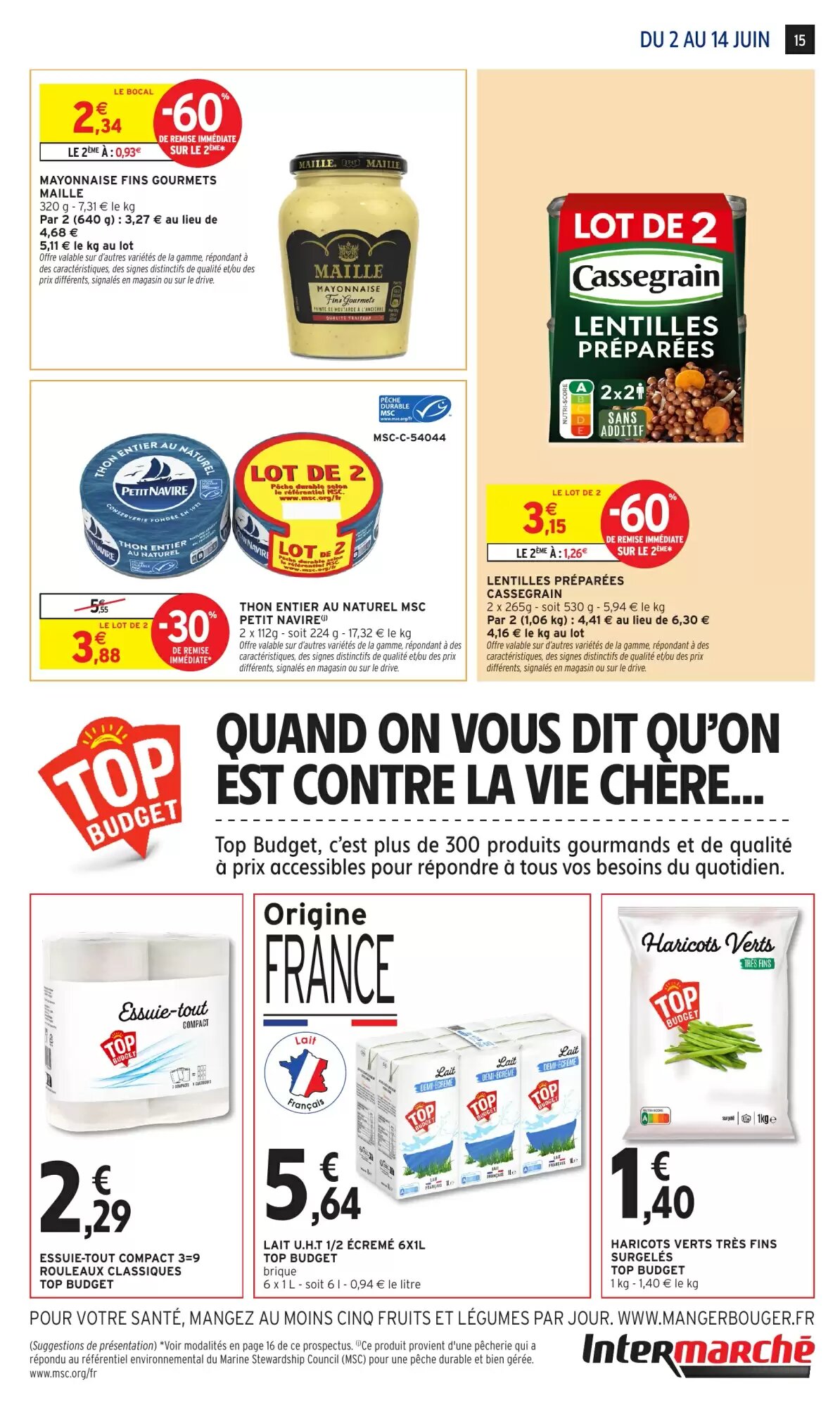 Prospectus promotionnel Intermarché valable à partir du 02/06/2026 - Page 15.
