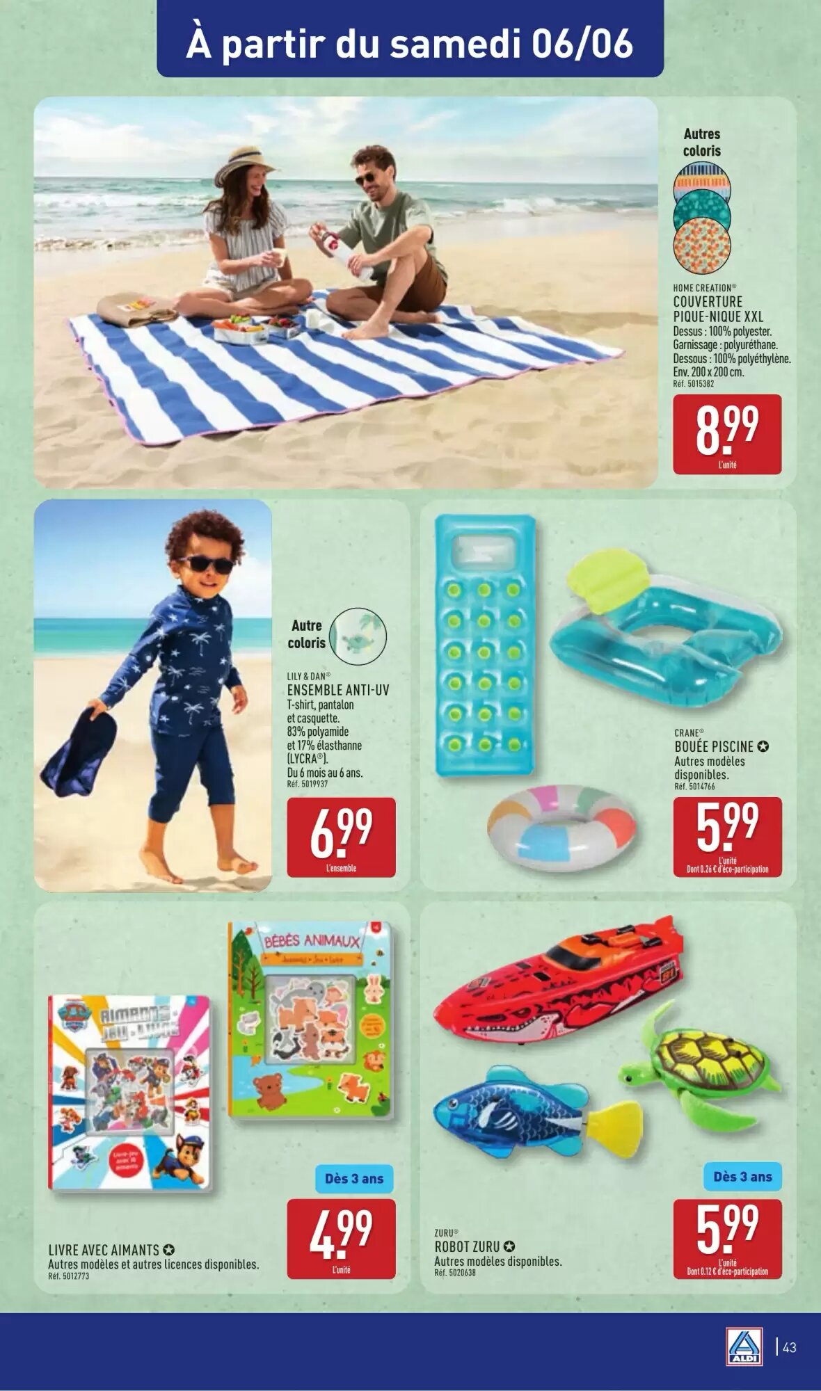 Prospectus promotionnel ALDI valable à partir du 02/06/2026 - Page 45.