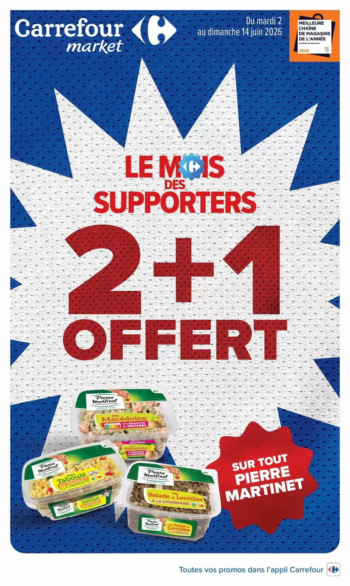 Prospectus promotionnel Carrefour Market valable à partir du 02/06/2026 - Page 1.