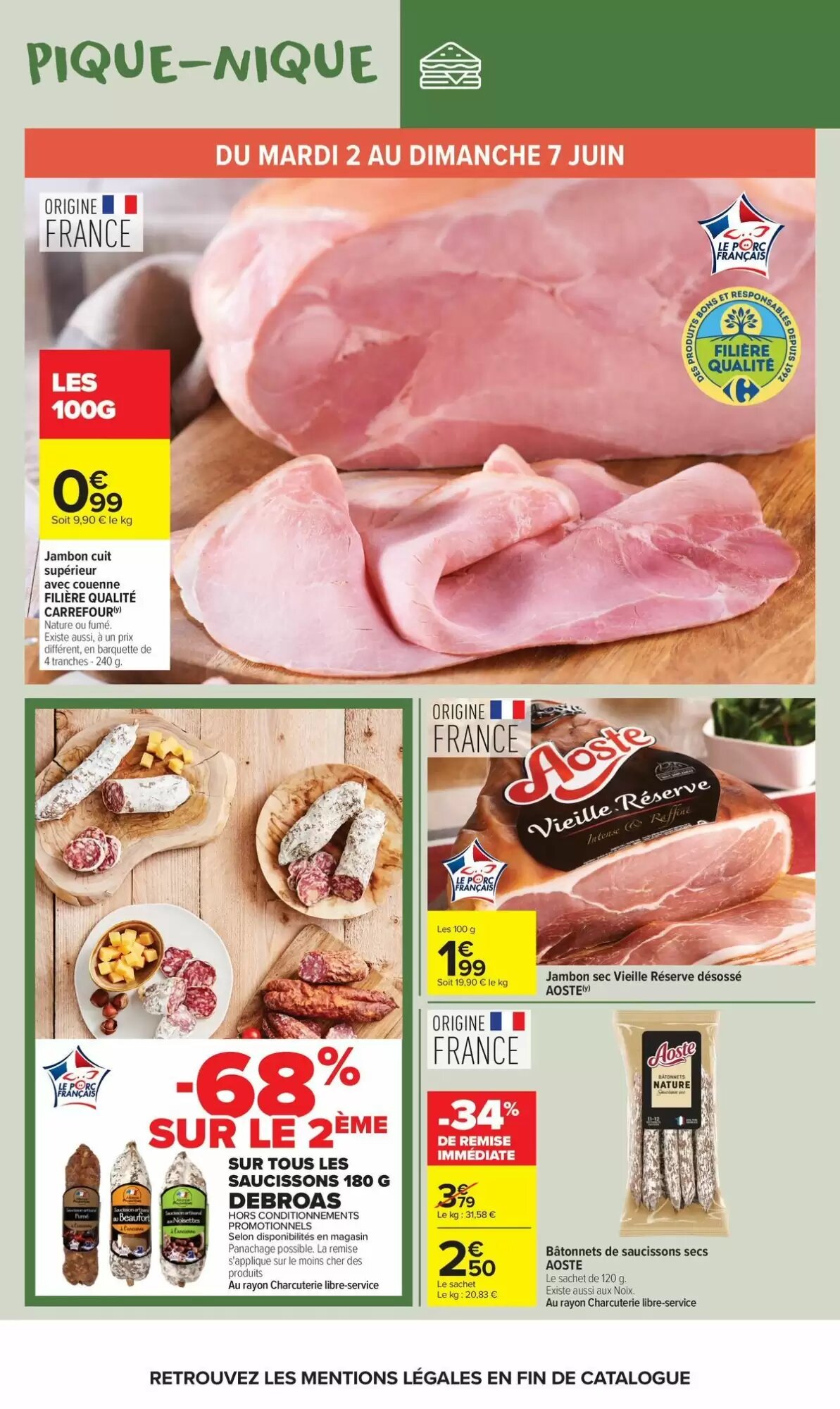 Prospectus promotionnel Carrefour Market valable à partir du 02/06/2026 - Page 10.