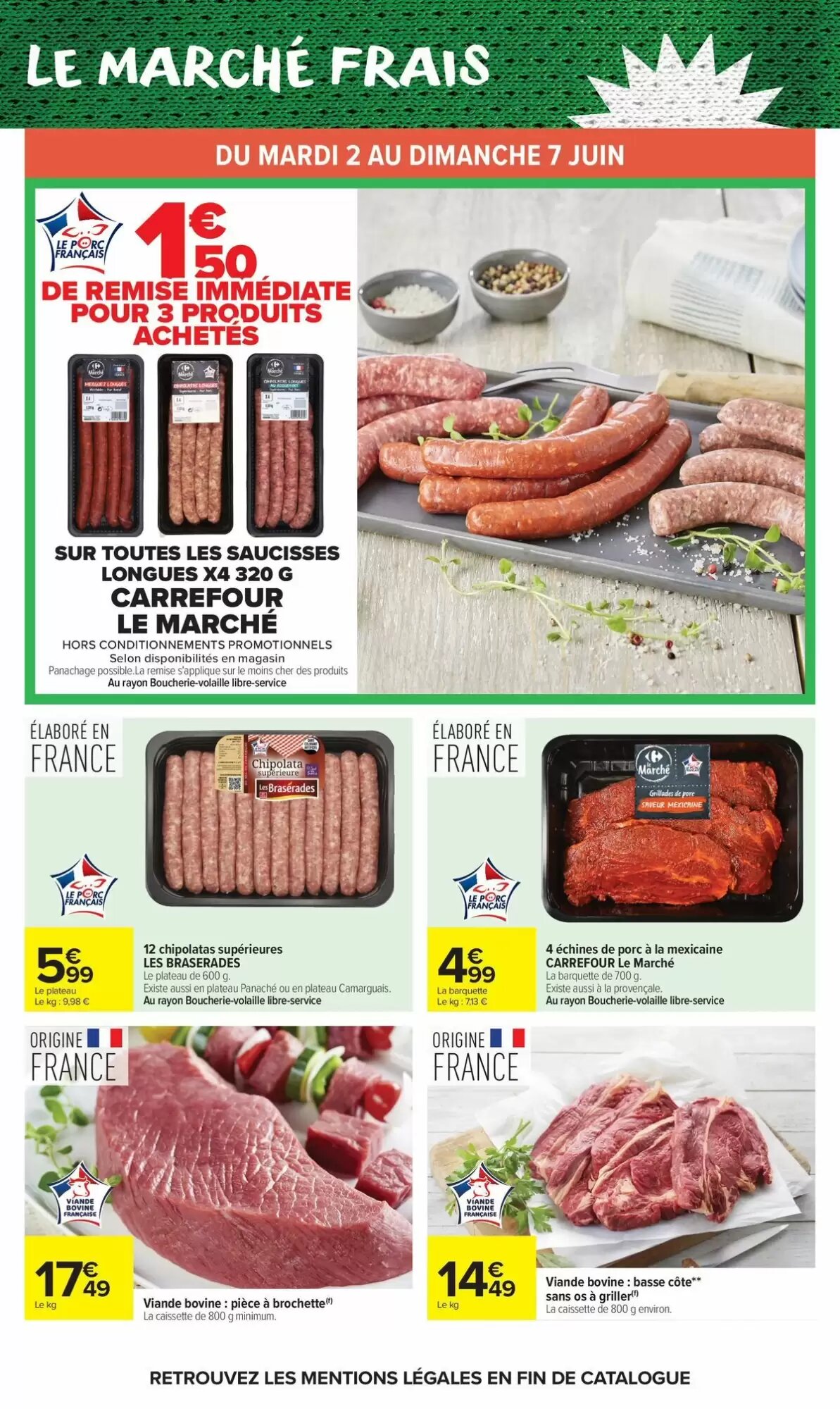 Prospectus promotionnel Carrefour Market valable à partir du 02/06/2026 - Page 26.