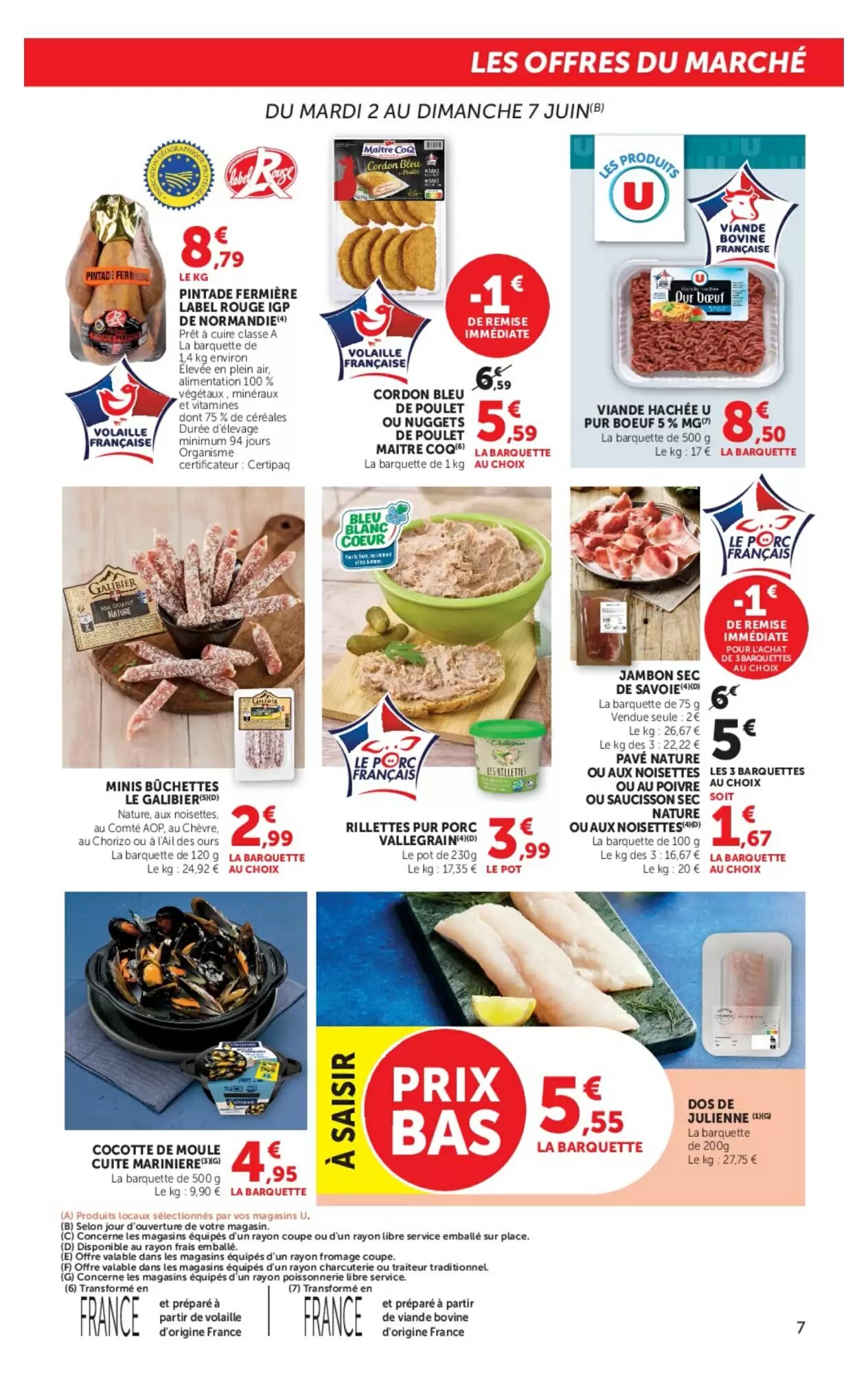 Prospectus promotionnel U Express valable à partir du 02/06/2026 - Page 7.