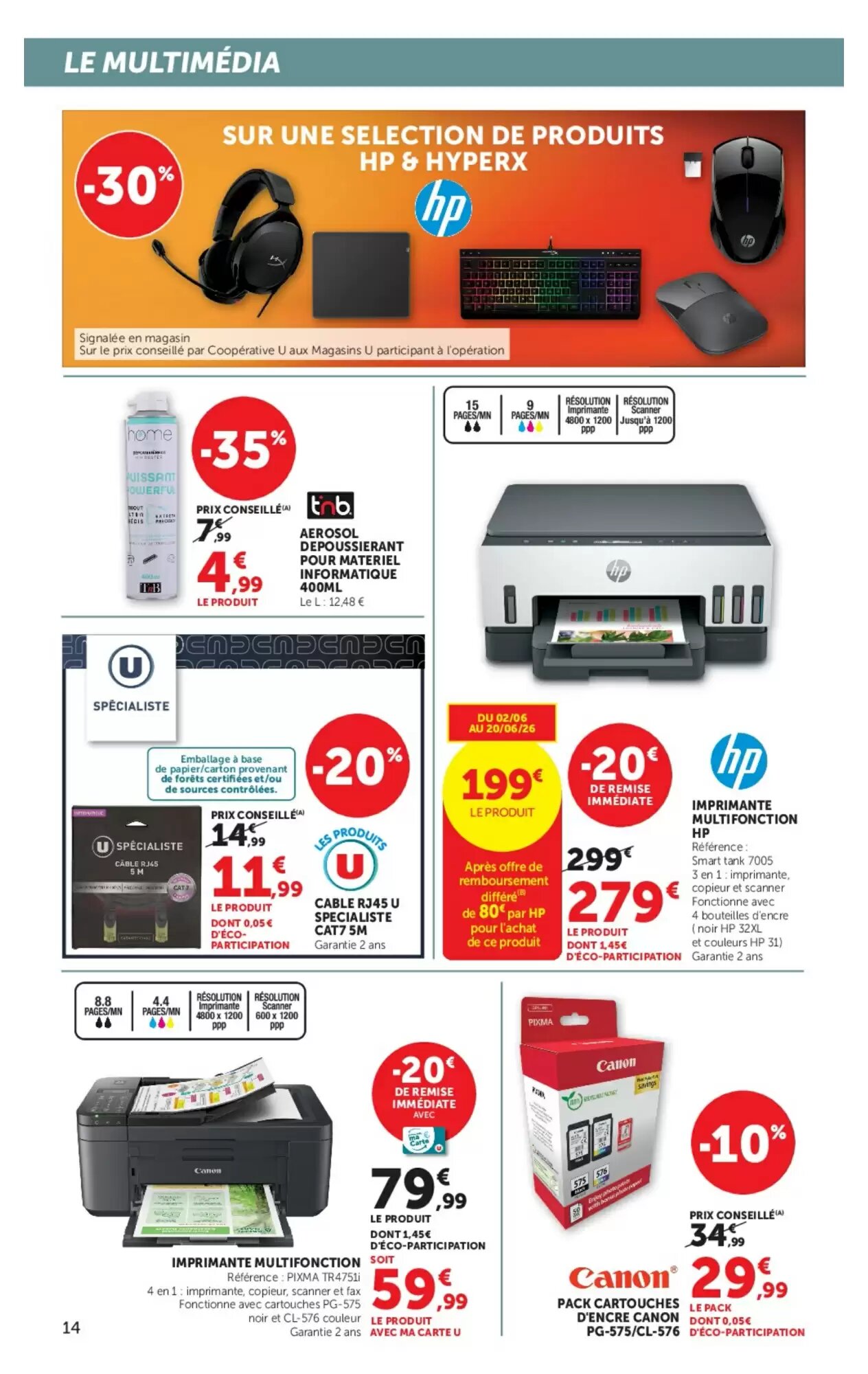 Prospectus promotionnel Hyper U valable à partir du 02/06/2026 - Page 14.