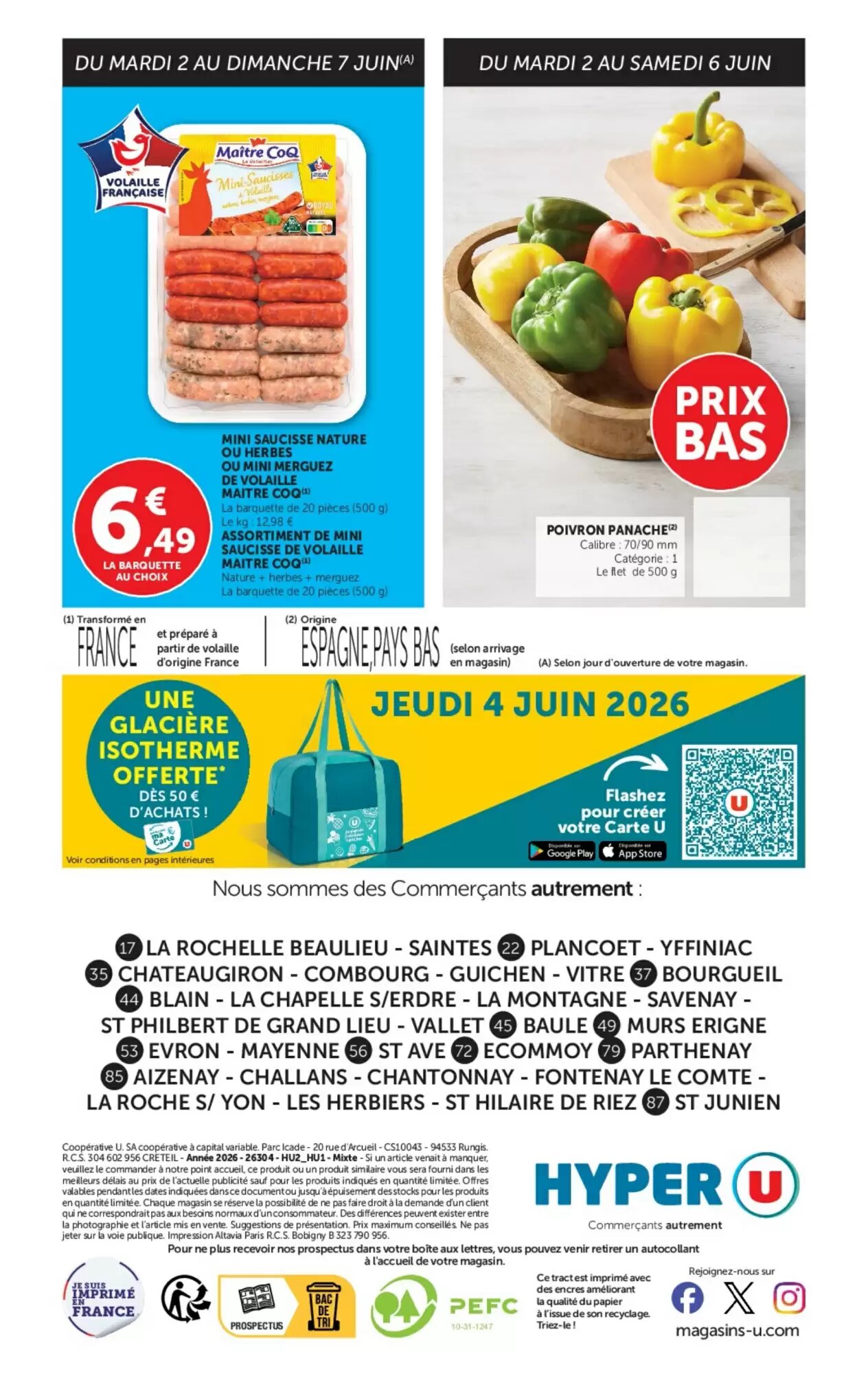 Prospectus promotionnel Hyper U valable à partir du 02/06/2026 - Page 36.
