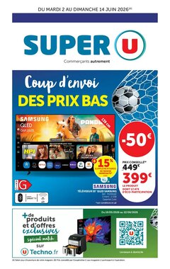 Prospectus promotionnel Super U valable à partir du 02/06/2026