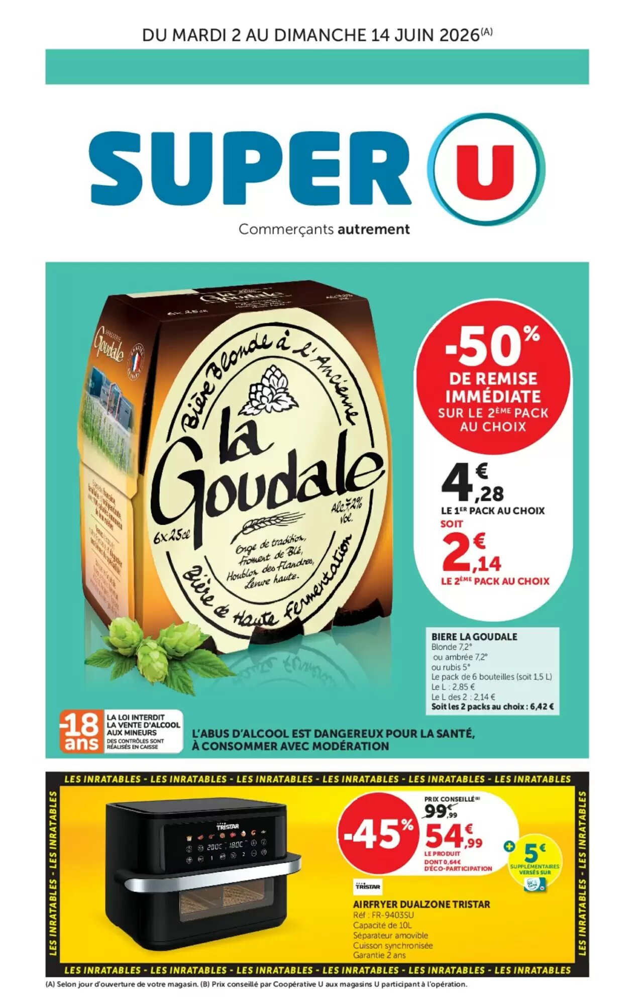 Prospectus promotionnel Super U valable à partir du 02/06/2026 - Page 1.