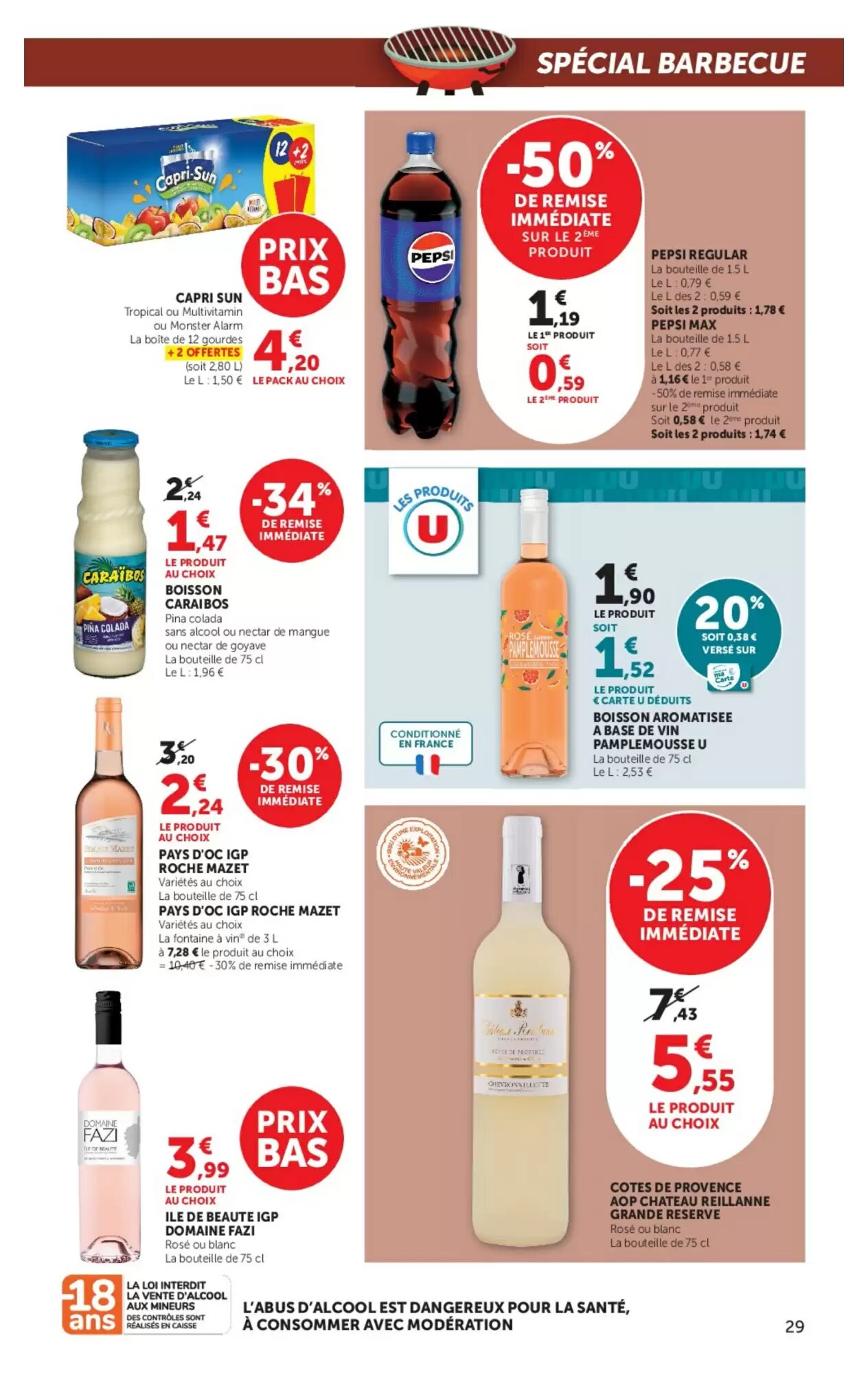 Prospectus promotionnel Super U valable à partir du 02/06/2026 - Page 29.