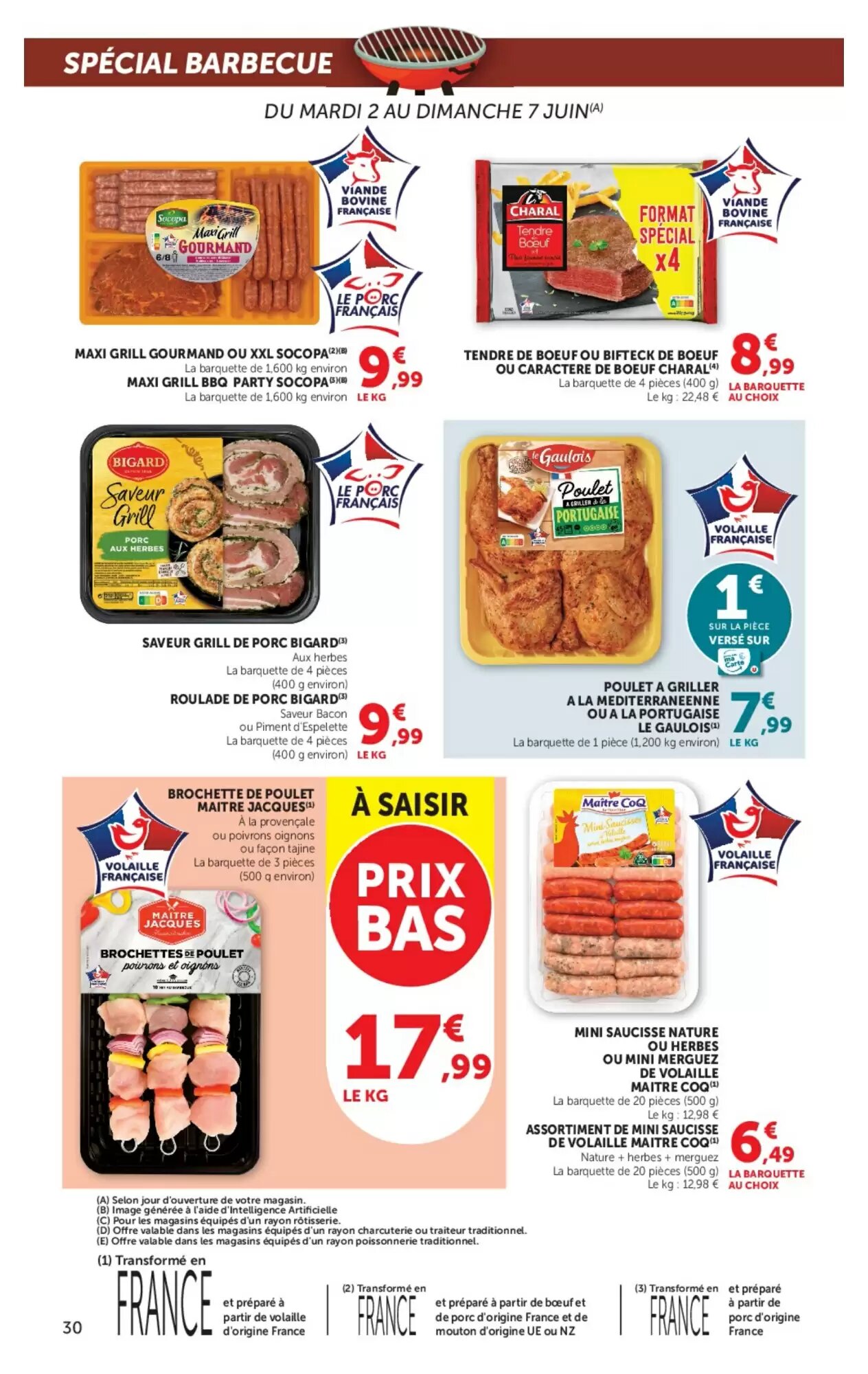 Prospectus promotionnel Super U valable à partir du 02/06/2026 - Page 30.