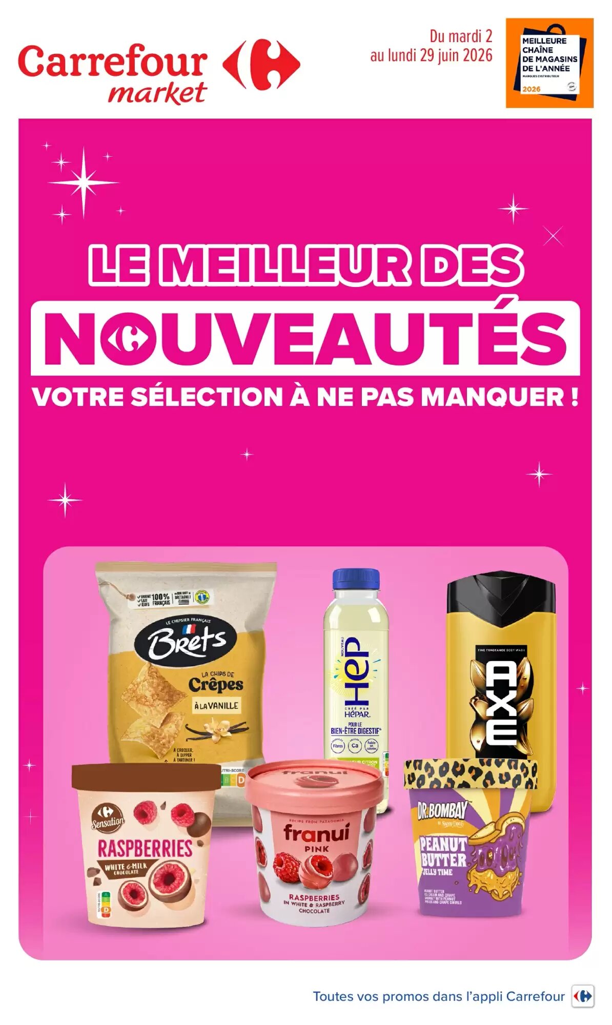Prospectus promotionnel Carrefour Market valable à partir du 02/06/2026 - Page 1.