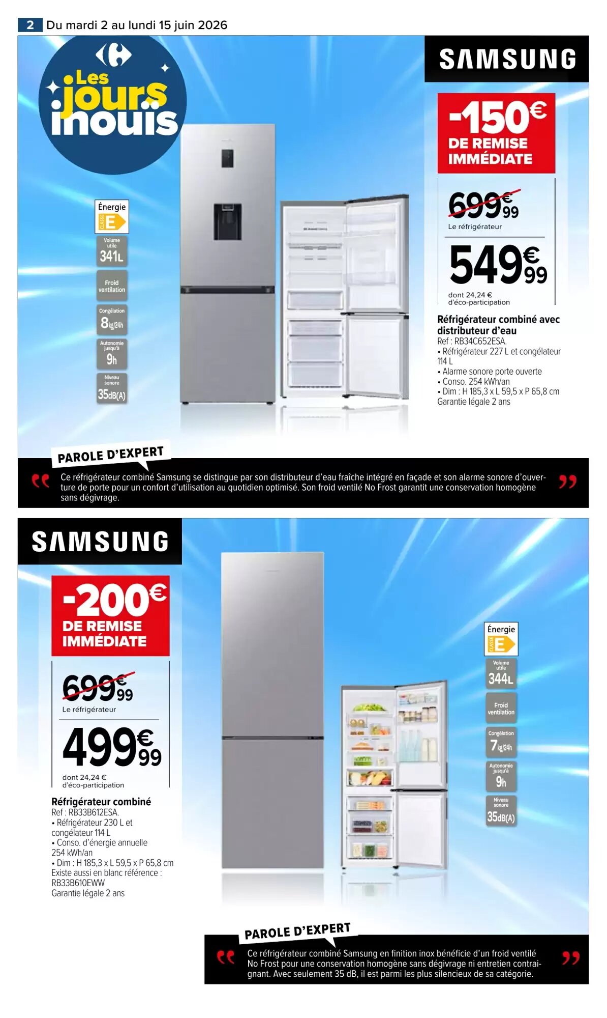 Prospectus promotionnel Carrefour valable à partir du 02/06/2026 - Page 2.