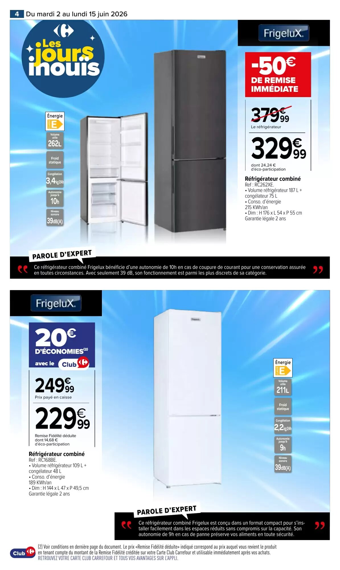 Prospectus promotionnel Carrefour valable à partir du 02/06/2026 - Page 4.